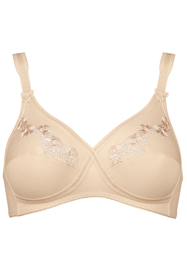 חזייה כותנv ללא ברזל - גוף Elasti Cross + Cotton N