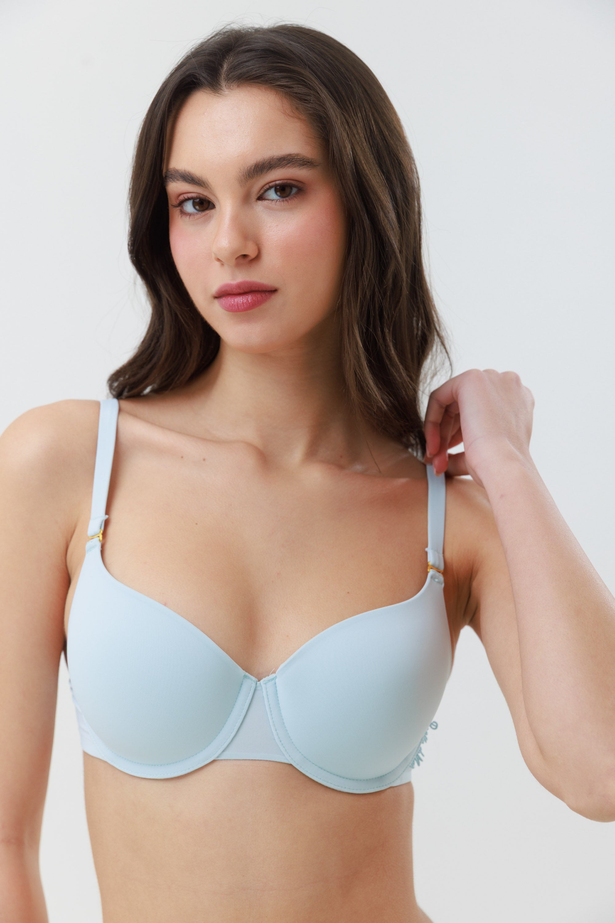 חזייה "חכמה" ריפוד קל - תכלת