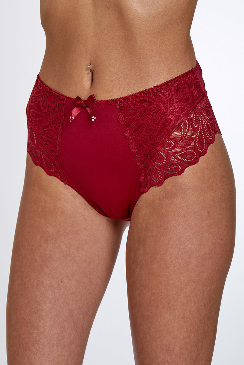 Lace Maxi תחתון מקסי בשילוב תחרה