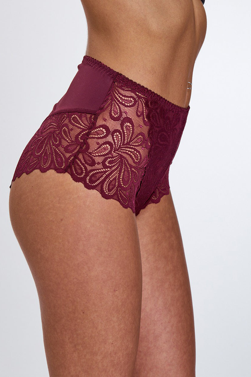 Lace Maxi תחתון מקסי בשילוב תחרה