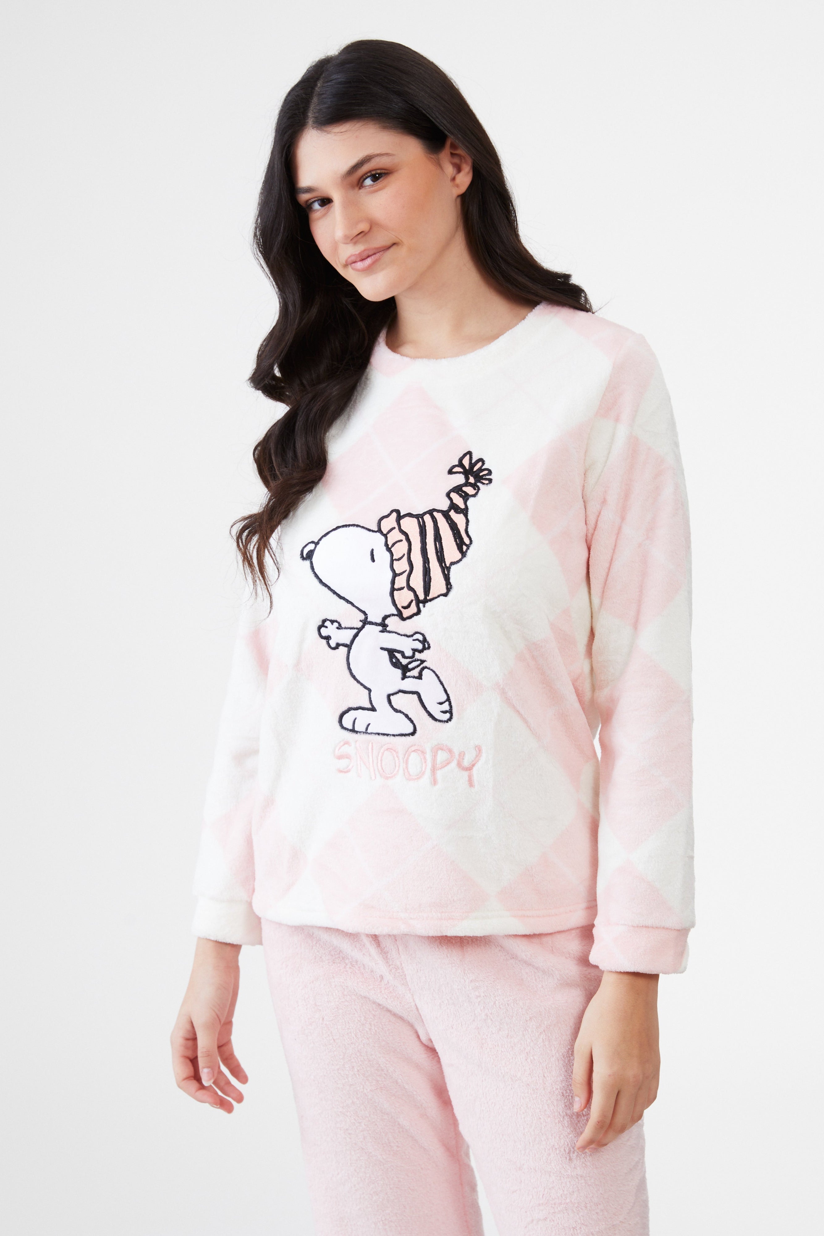 פיג`מה סנופי עם כובע פלאפי