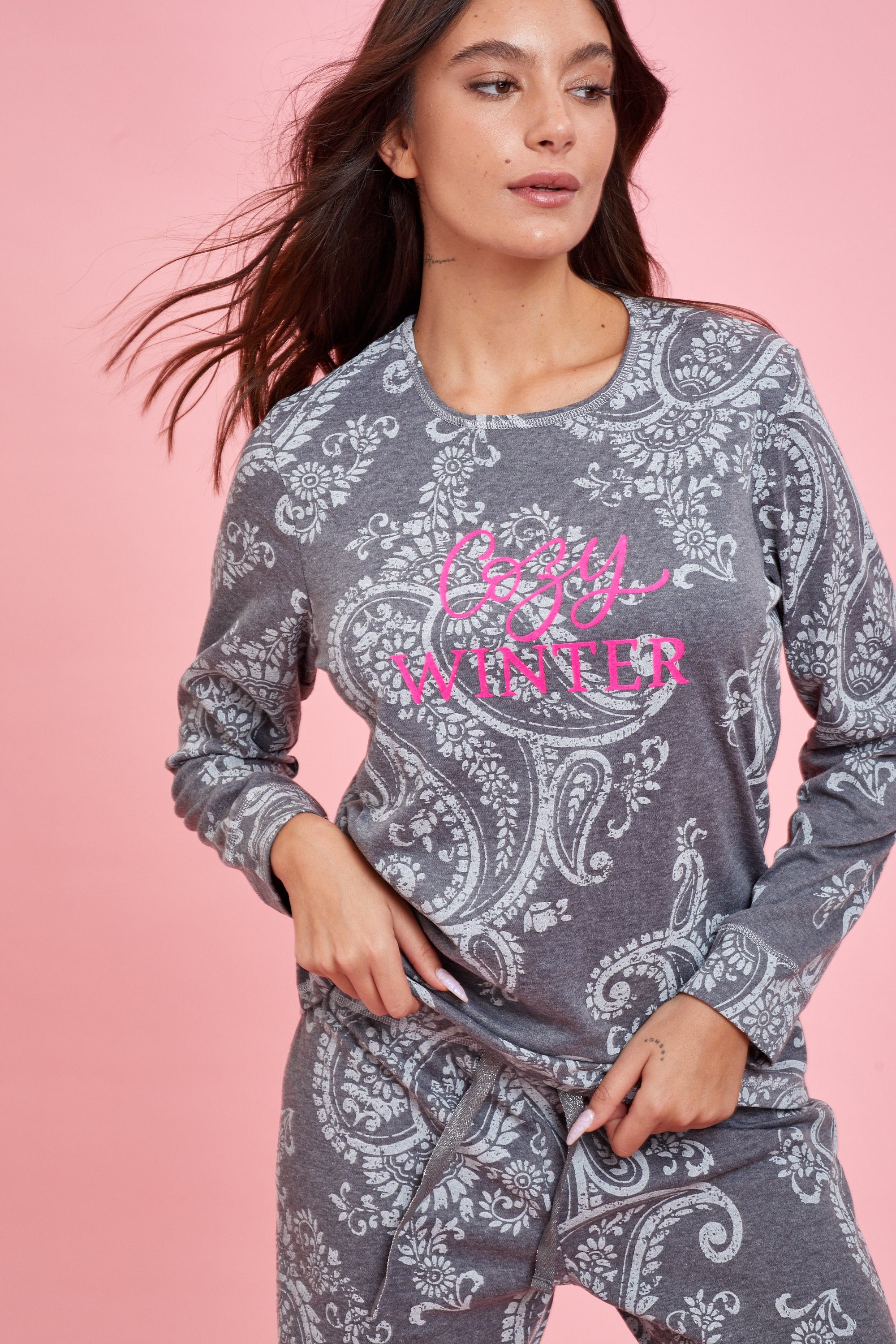 סט פיג'מה אינטרלוק