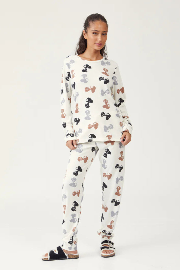 פיג'מת סנופי אינטרלוק