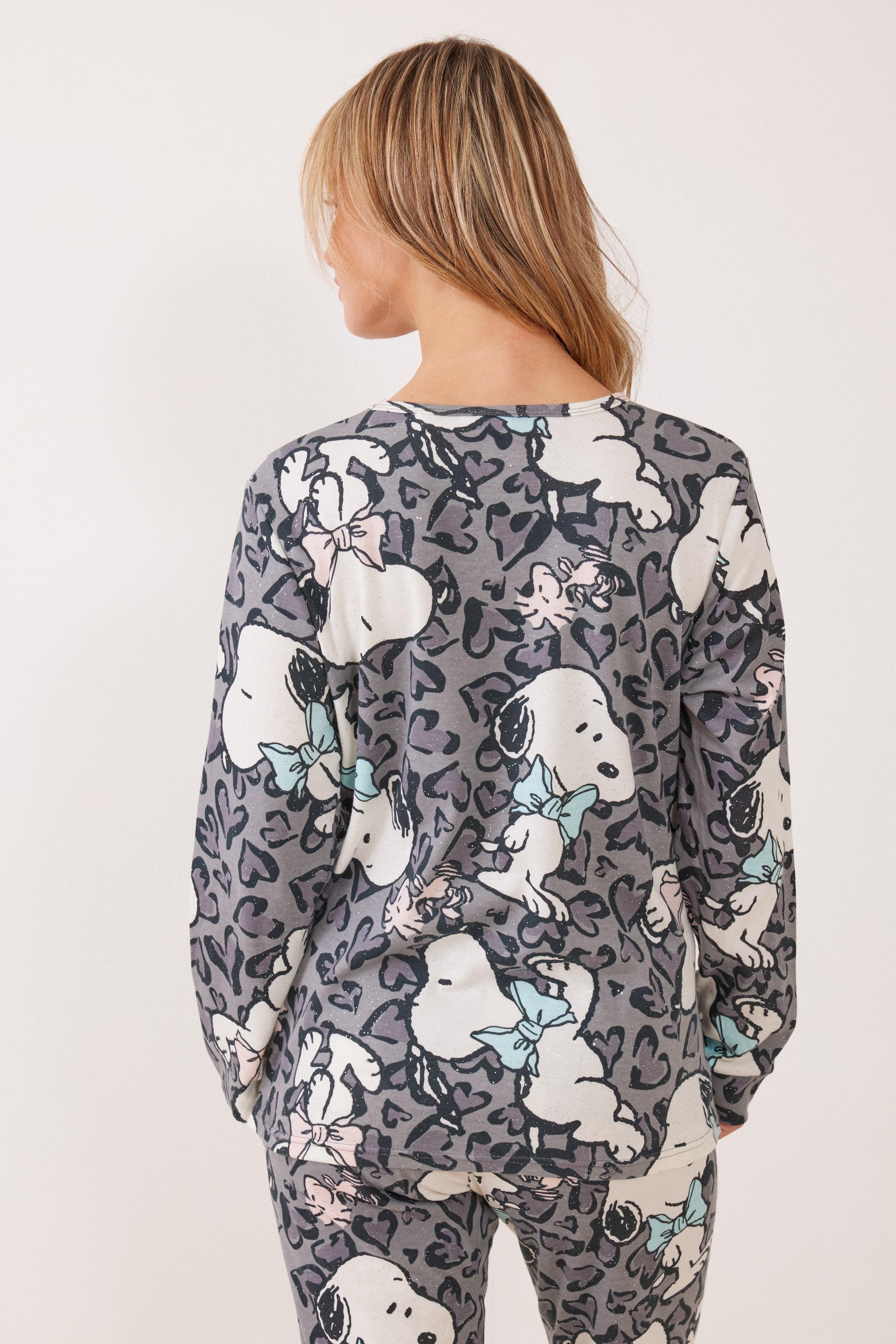 פיג'מת סנופי אינטרלוק