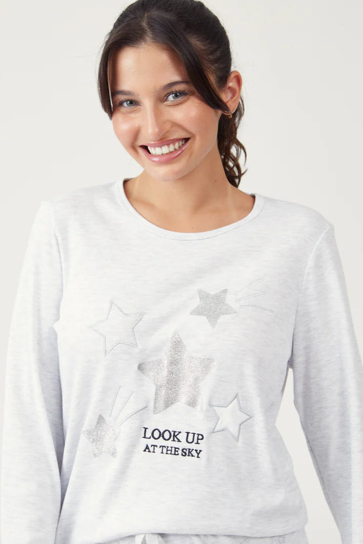 סט פיג'מה כוכבים אינטרלוק