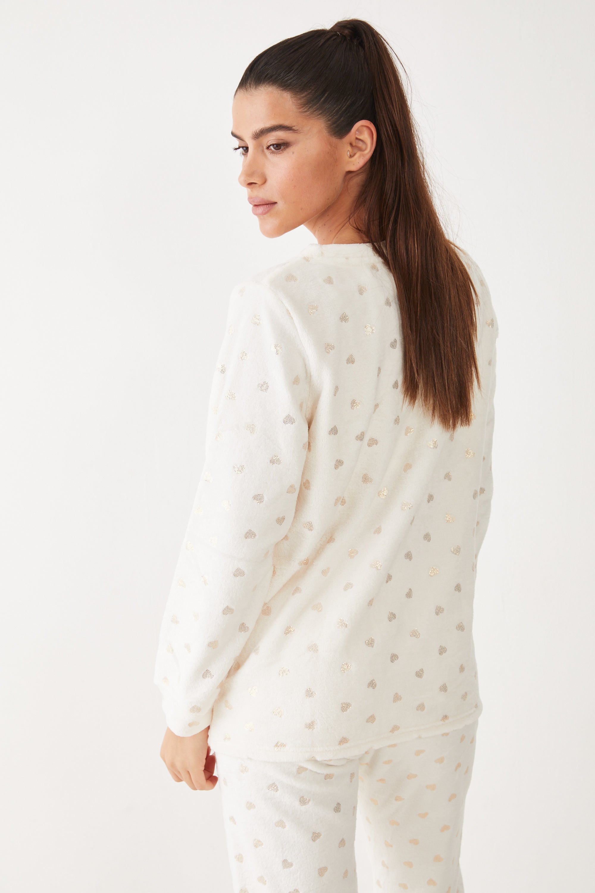 פיג'מת לבבות נצנצים פלאפי