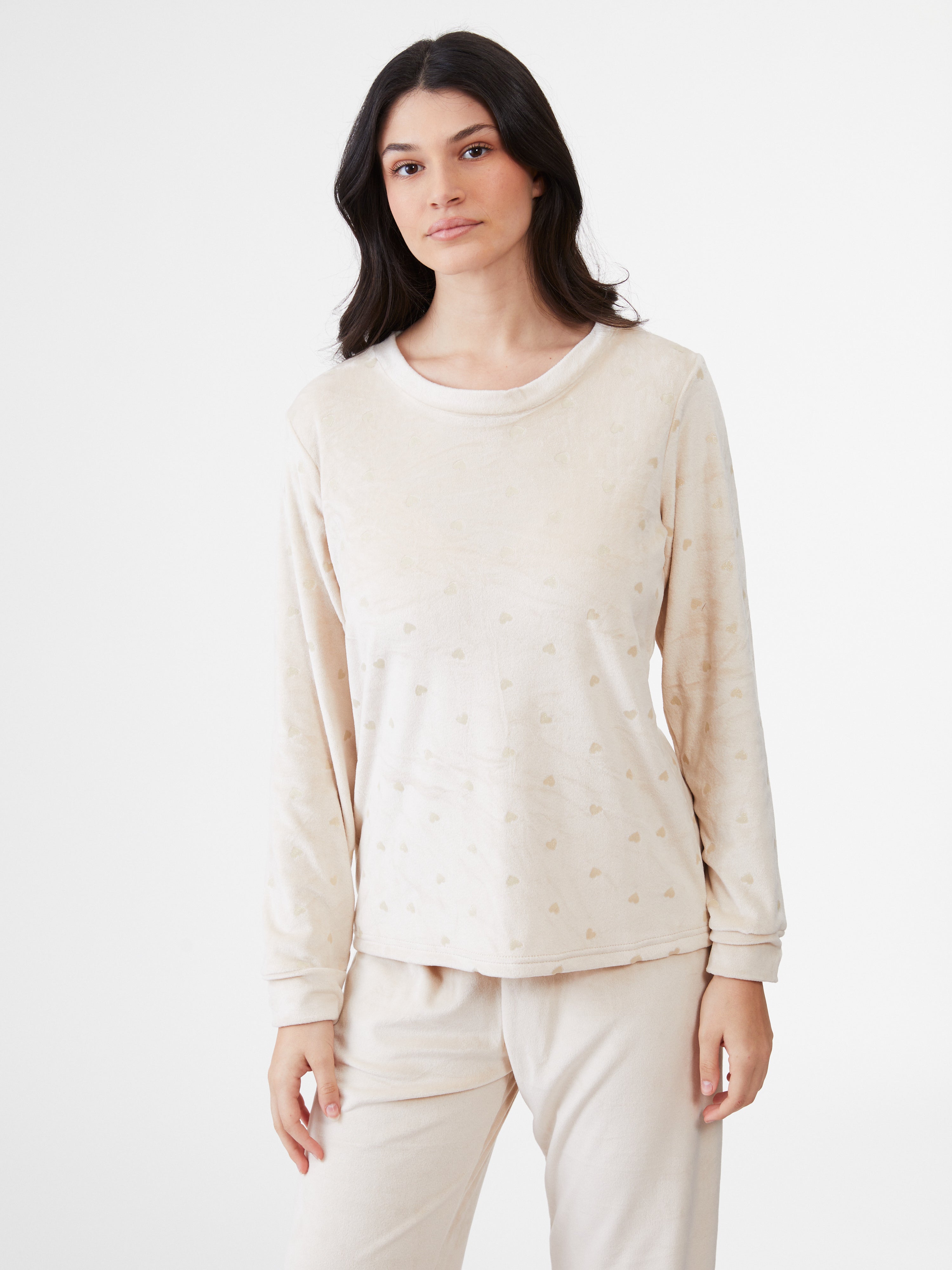 Glitter Heart Velvet PJ