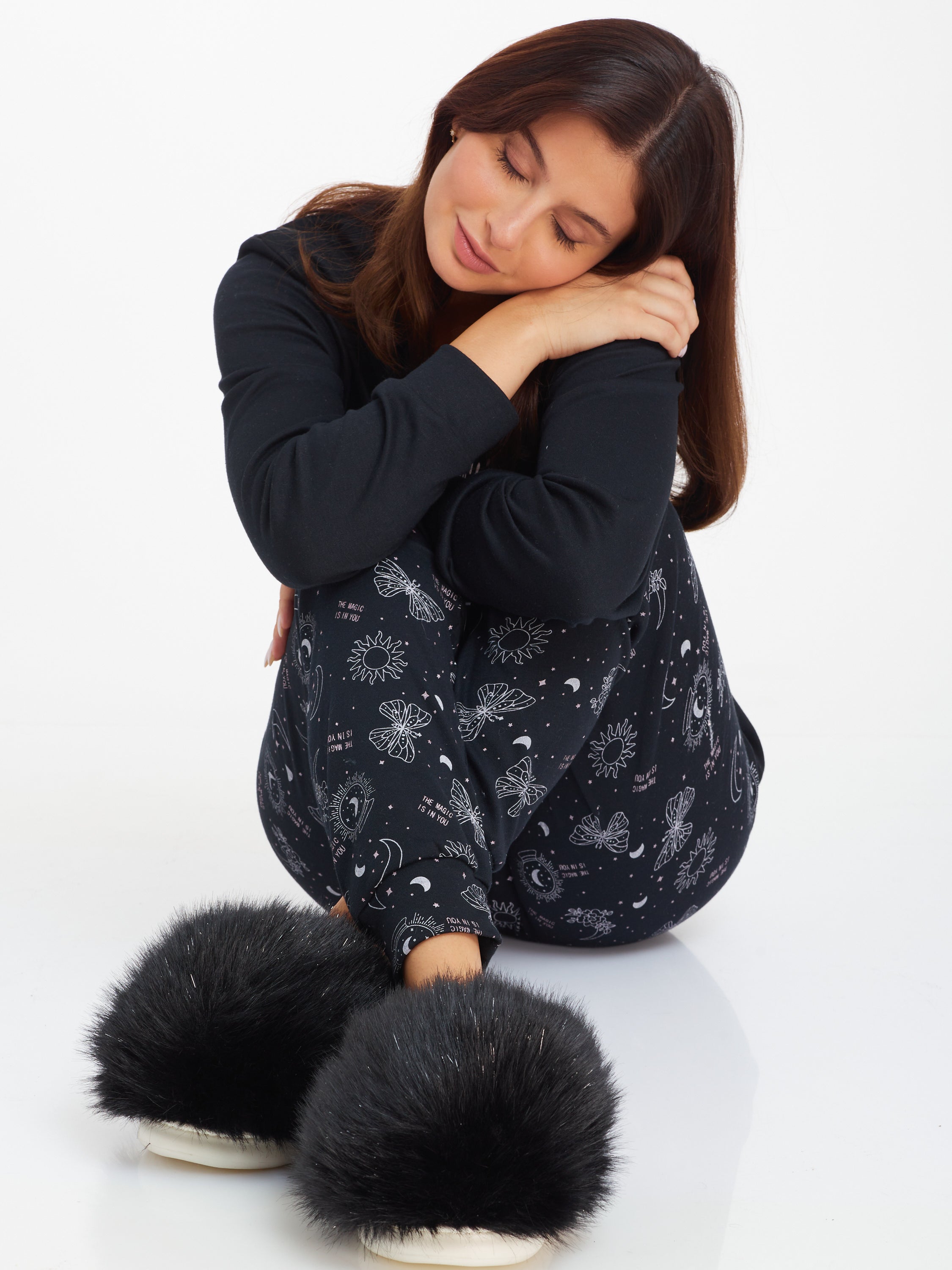 סט פיג'ימה אינטרלוק