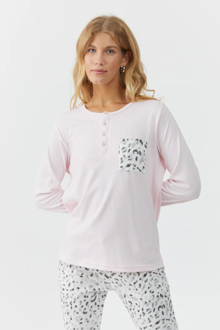 סט פיג'מה ארוכה דקה