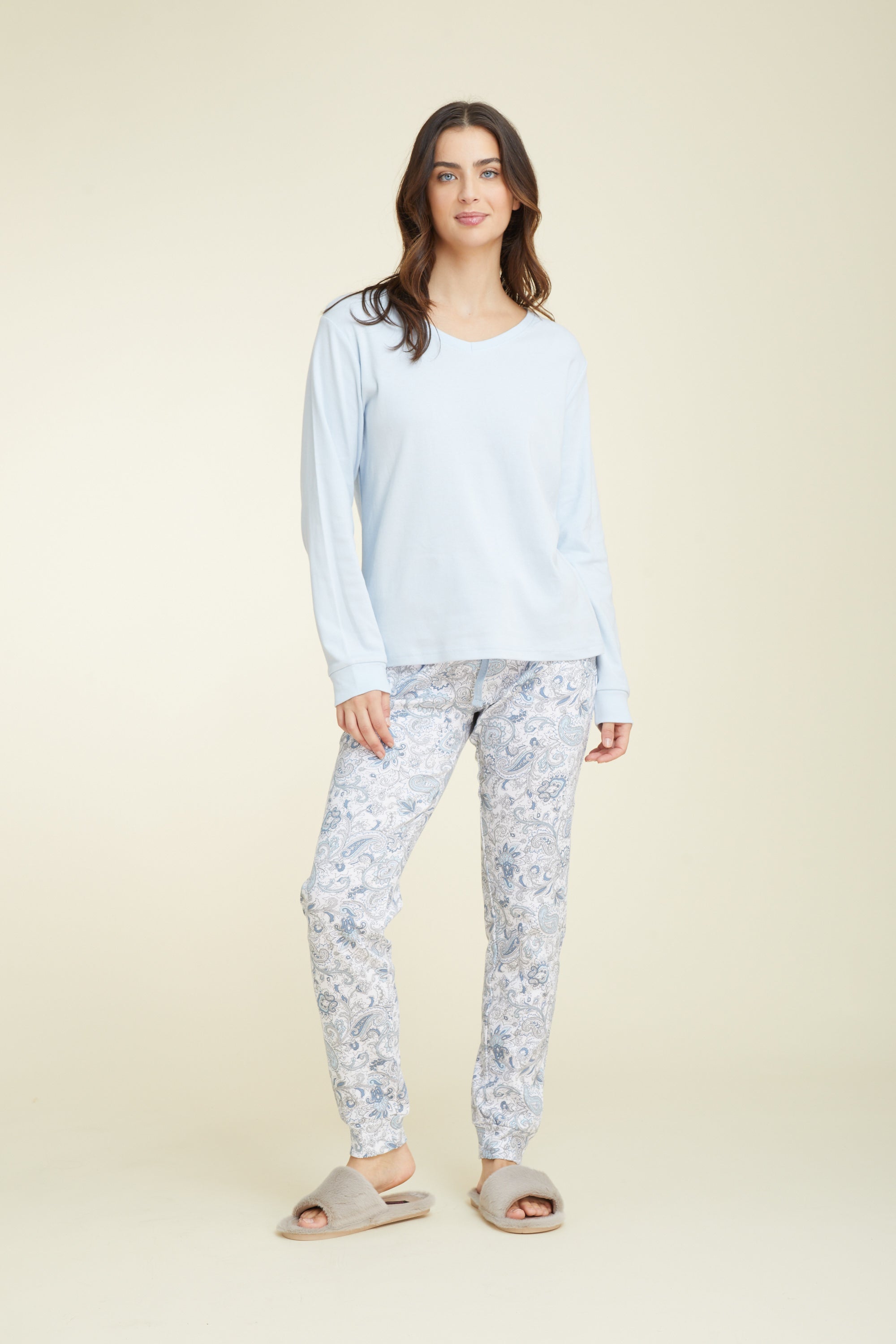 סט פיג'מה דקה 100% כותנה