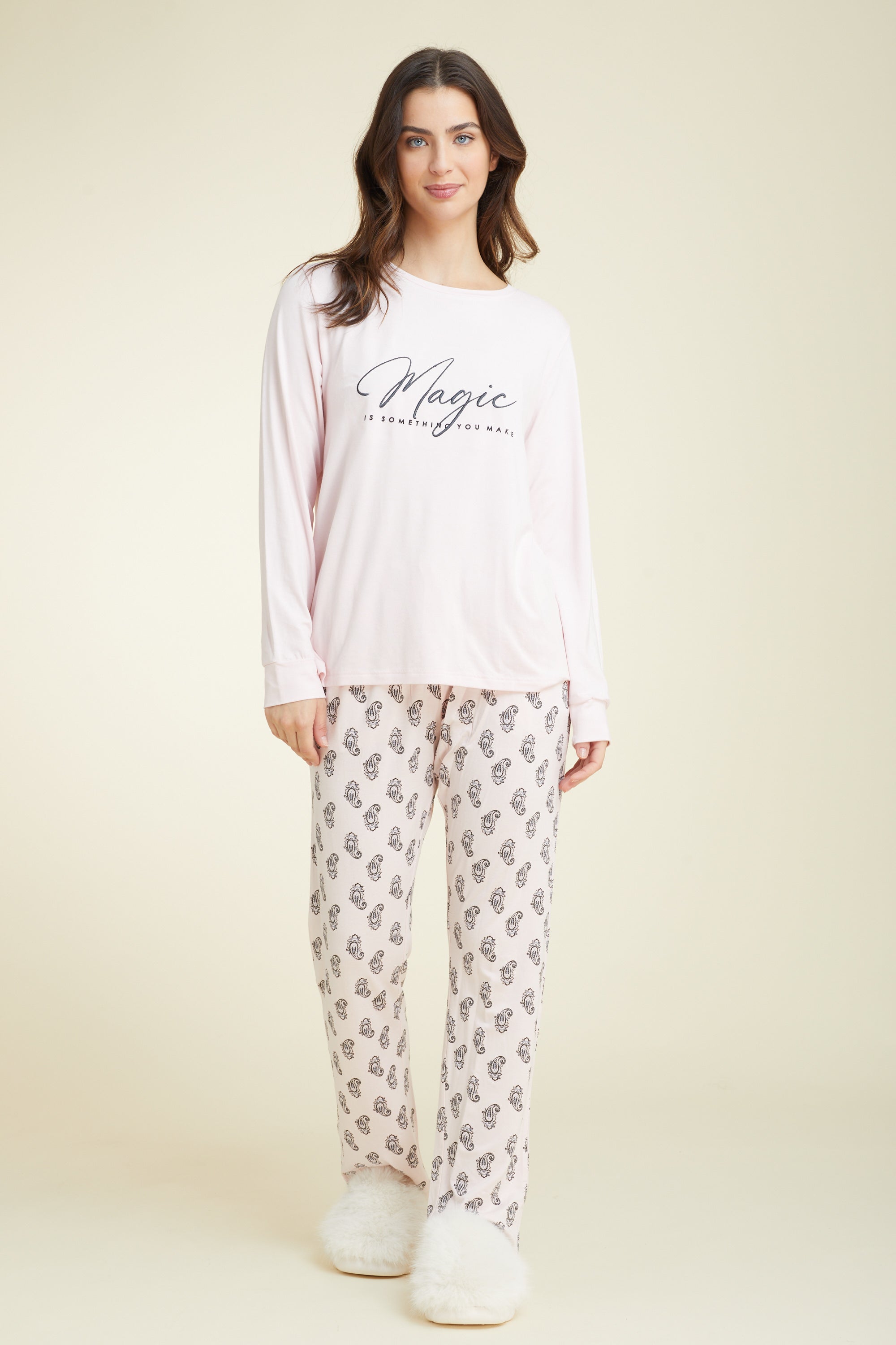 Viscose סט פיג'מה ויסקוזה