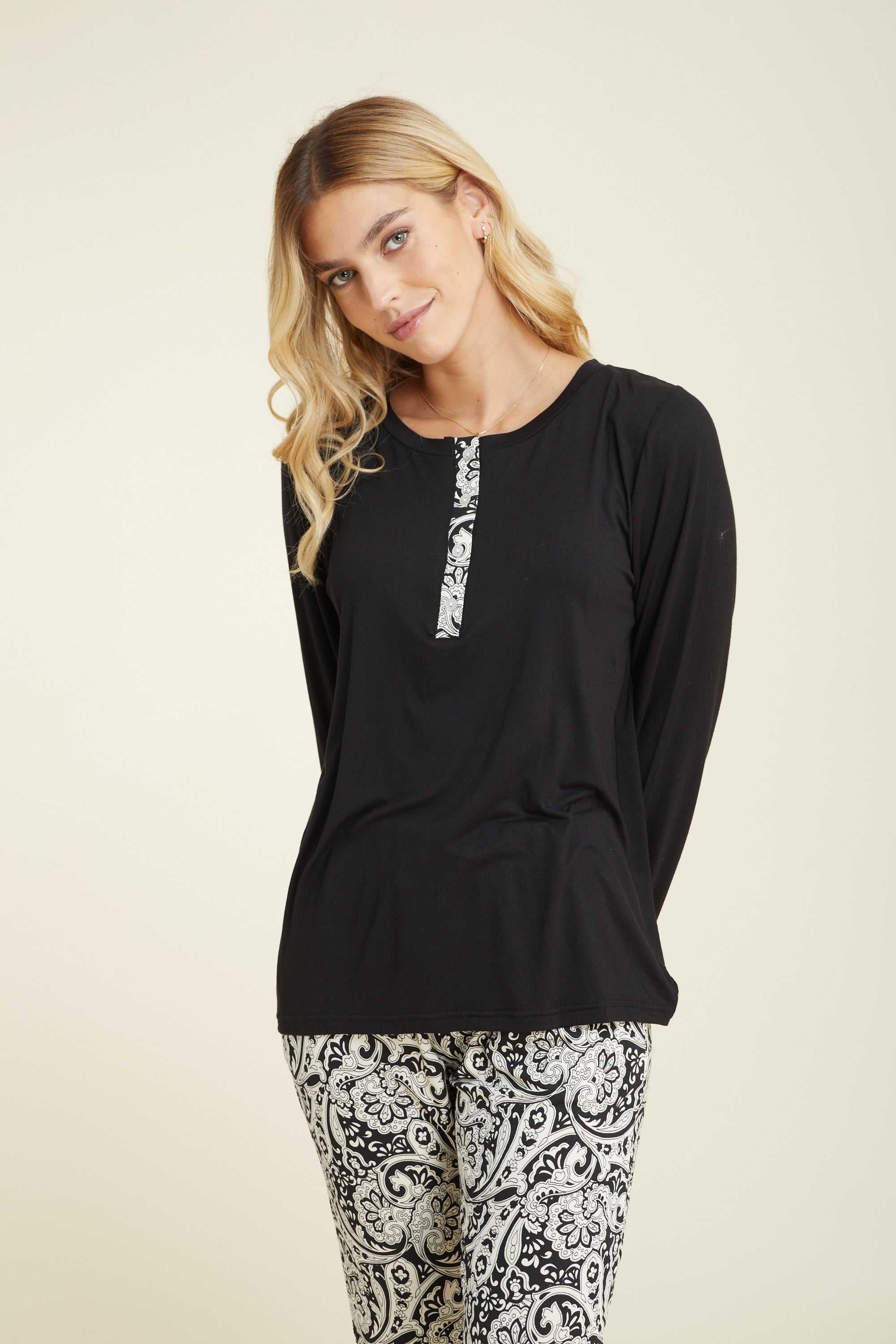 Viscose סט פיג'מה ויסקוזה