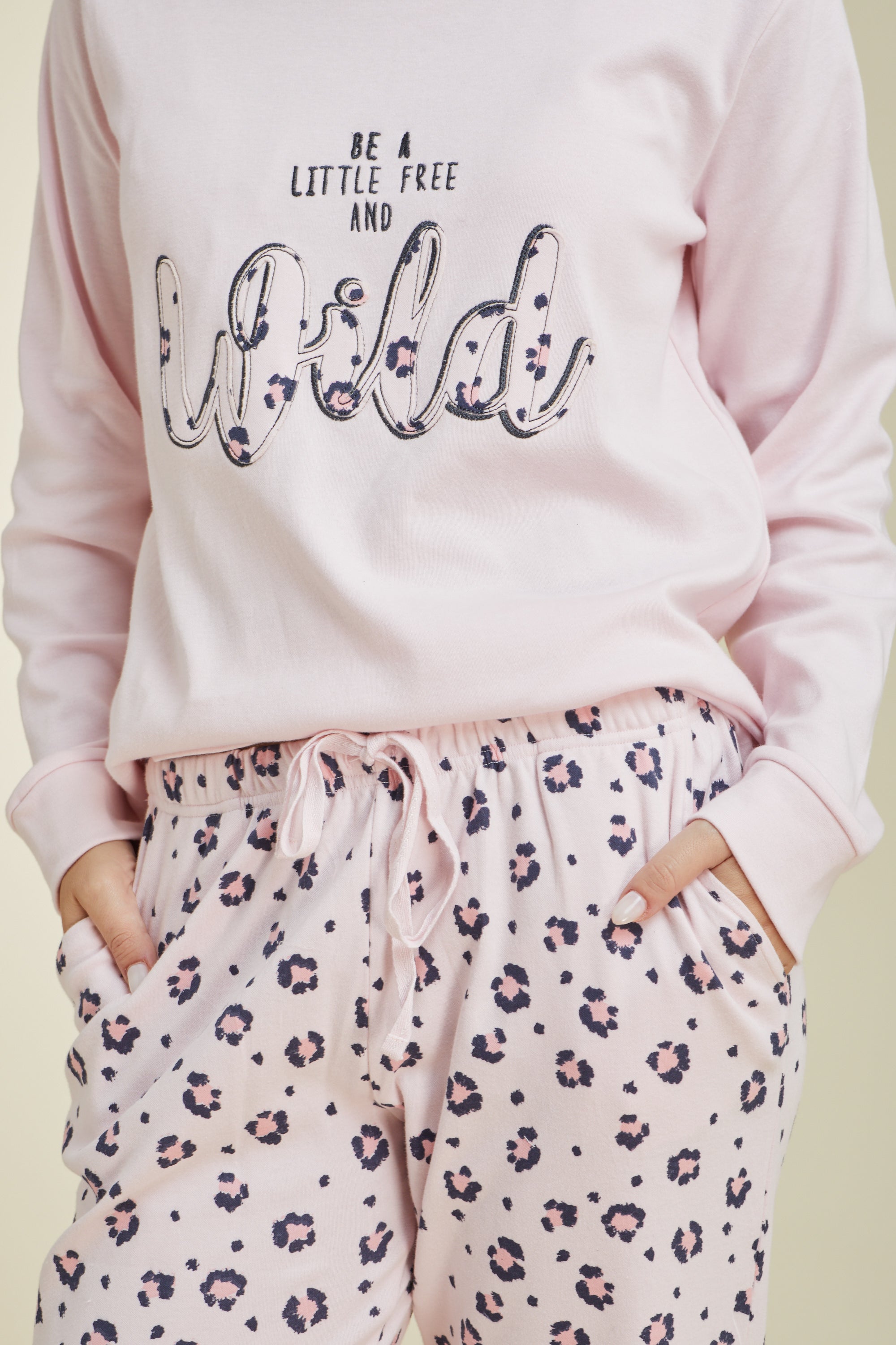 סט פיג'מה חורף 100% כותנה