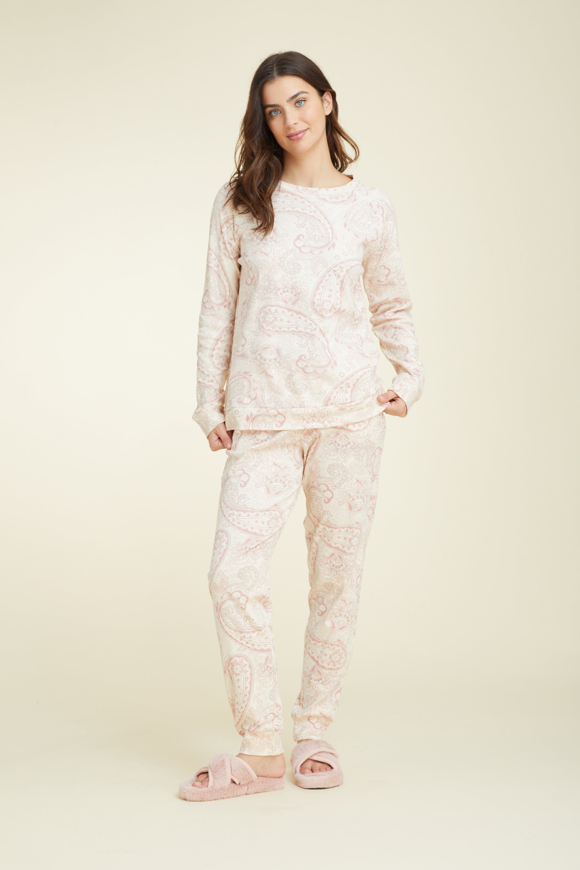 סט פיג'מה דקה כותנה