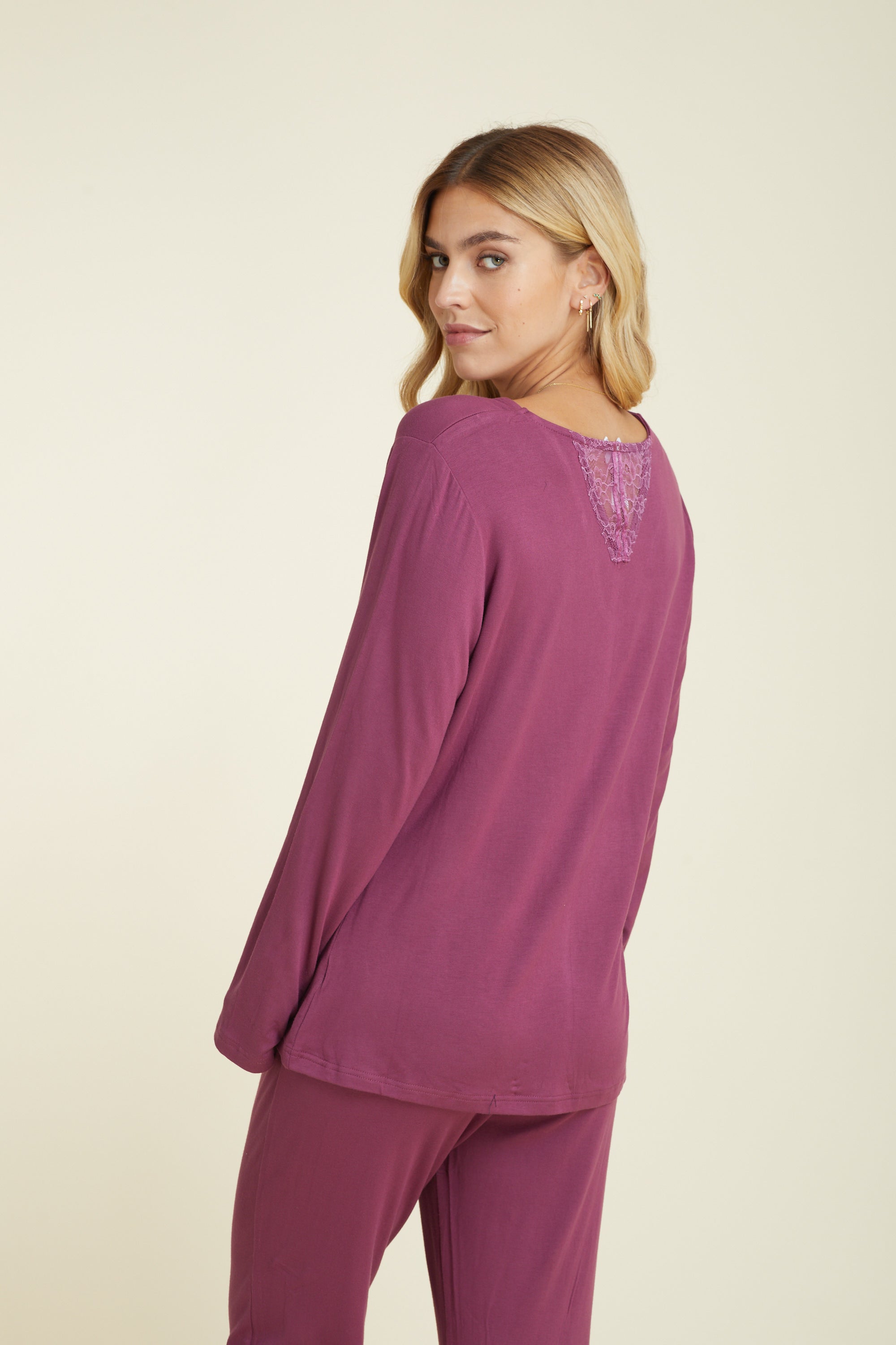 Viscose סט פיג'מה ויסקוזה