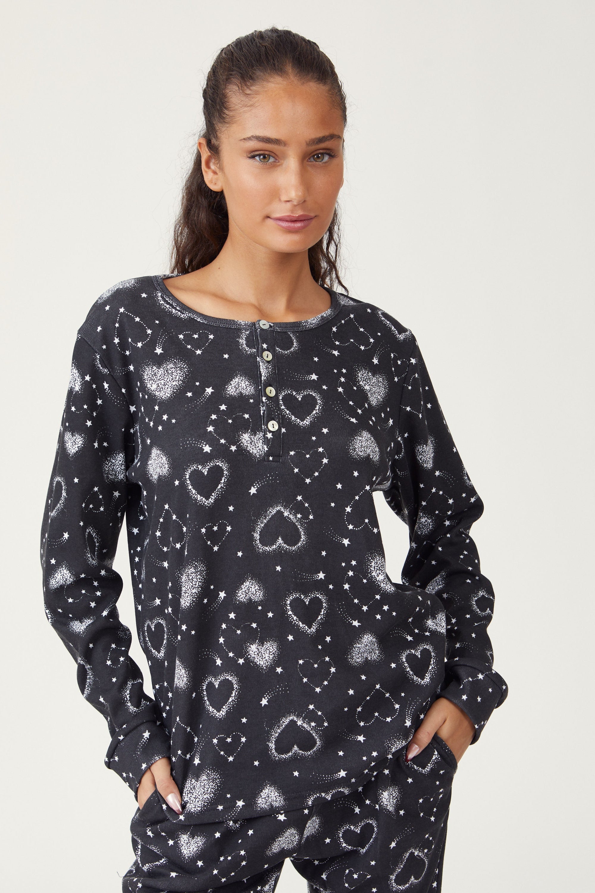 סט פיג'מה אינטרלוק