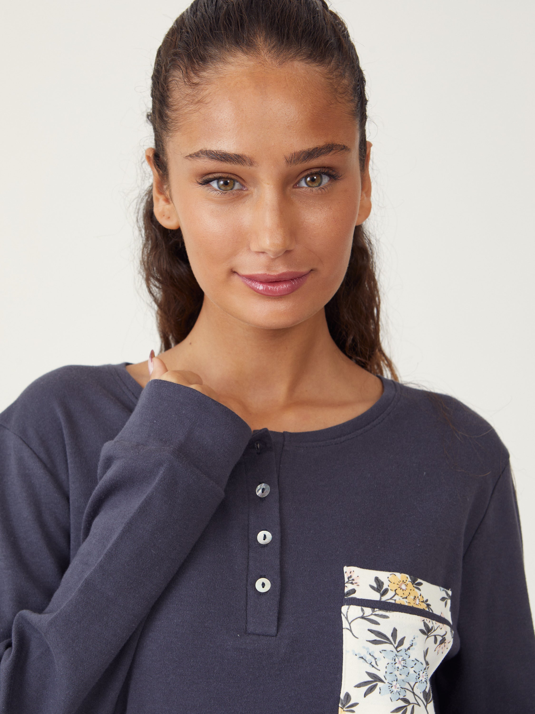 פיג'מת אינטרלוק 100% כותנה