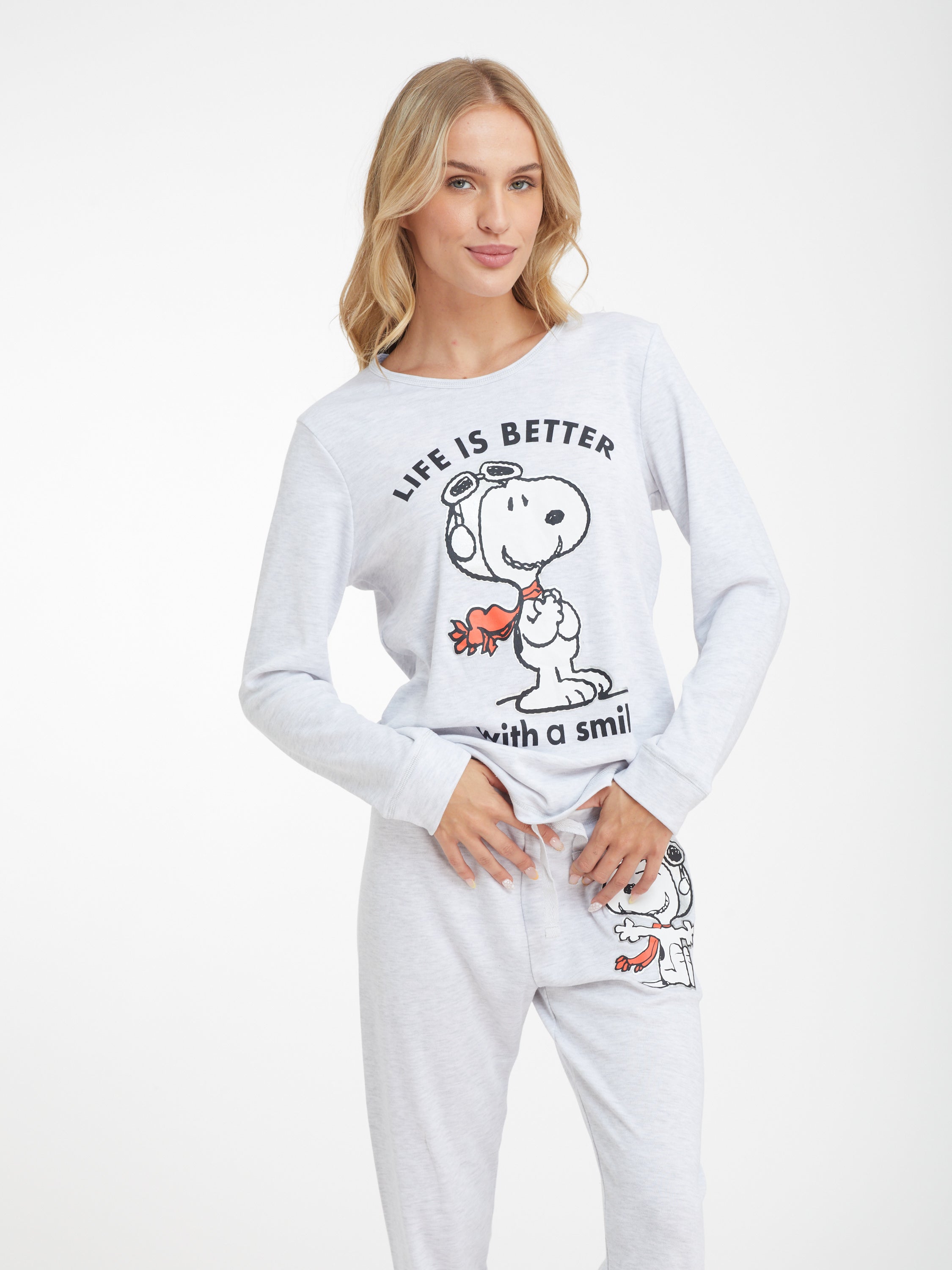 סט פיג'מה סנופי אינטרלוק