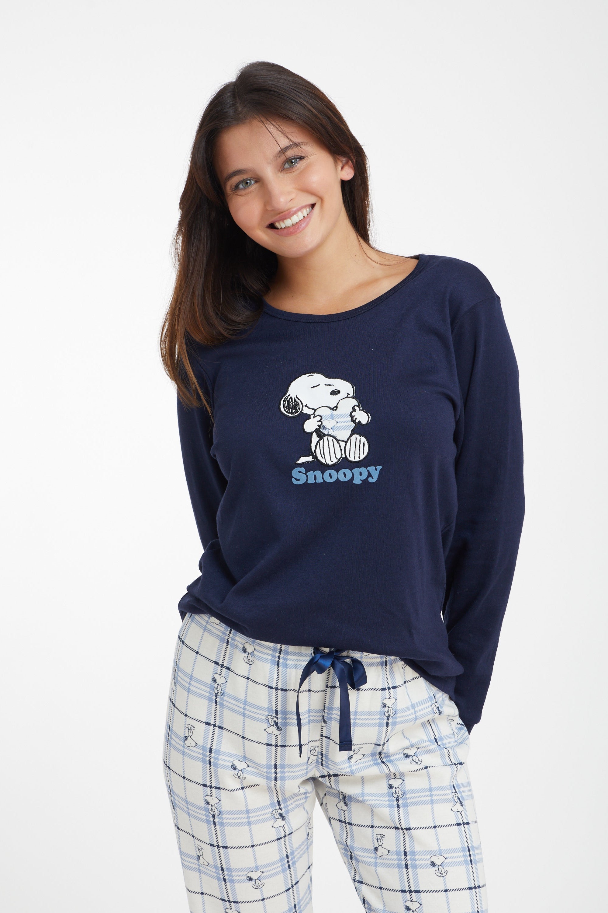 Snoopy Interlock סט פיג'מה סנופי אינטרלוק