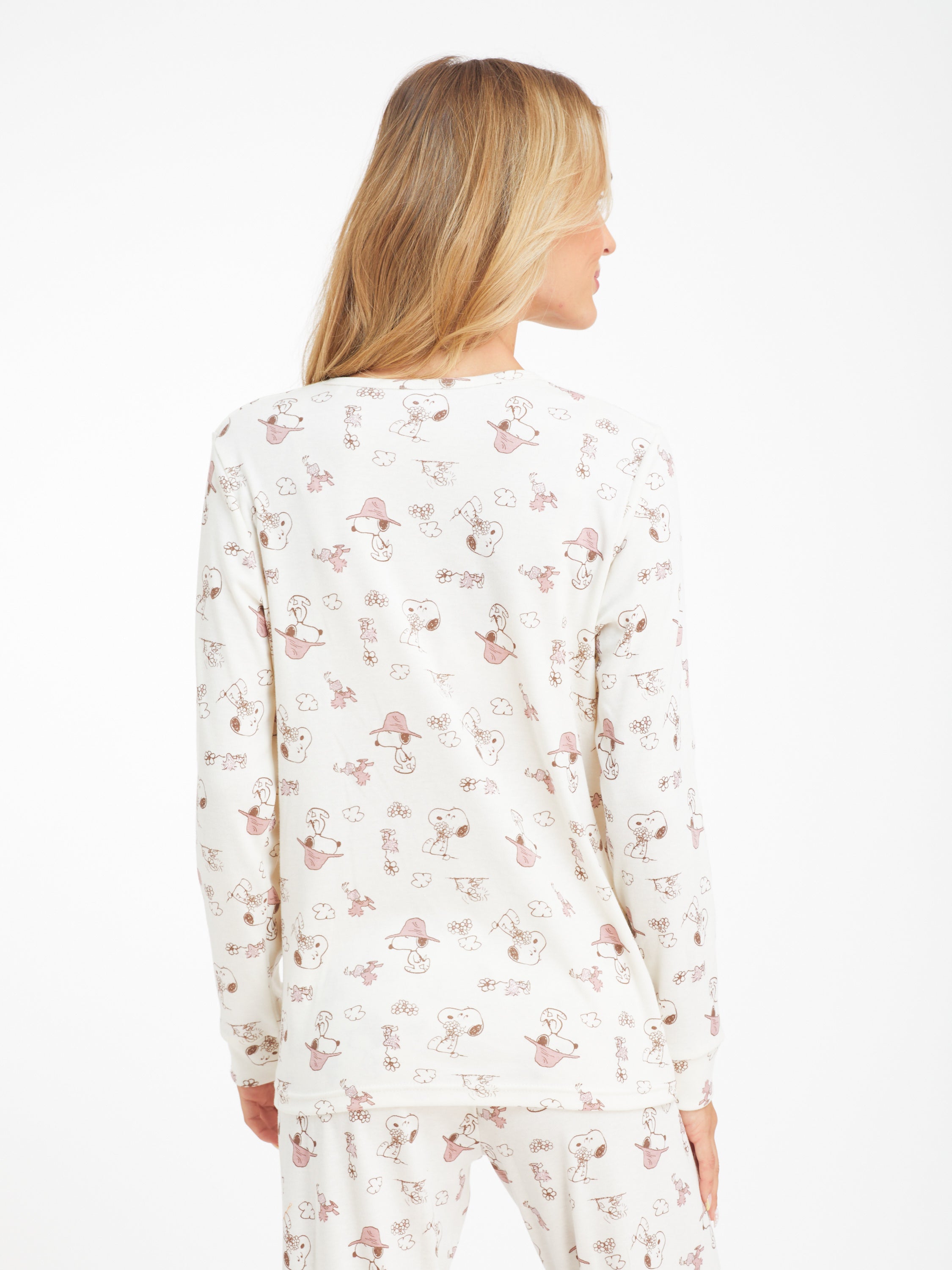 סט פיג'מה ארוכה דקה