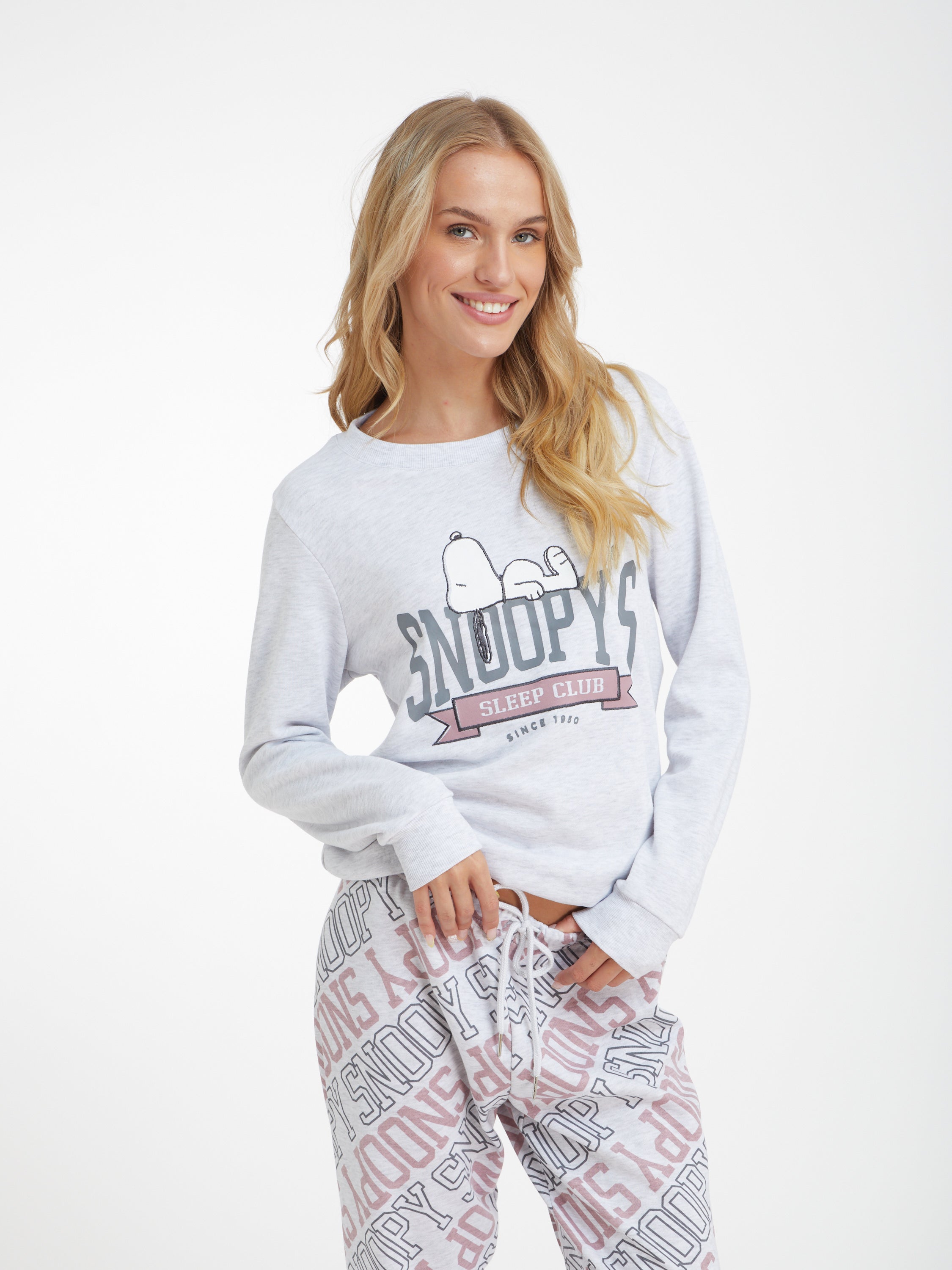 Snoopy Fleece סט פיג'מה נסנופי