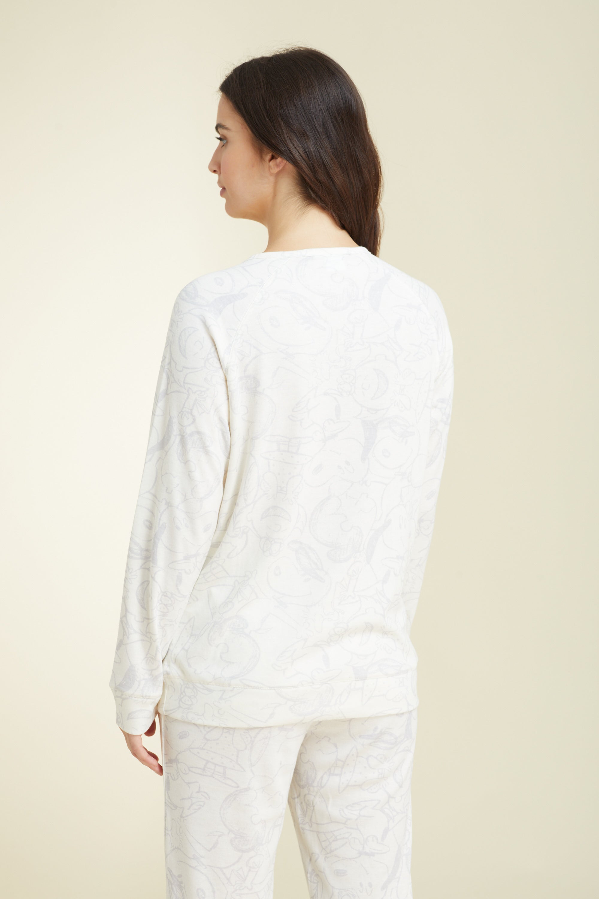 KISSES HUGES סט פיג'מה ארוכה דקה