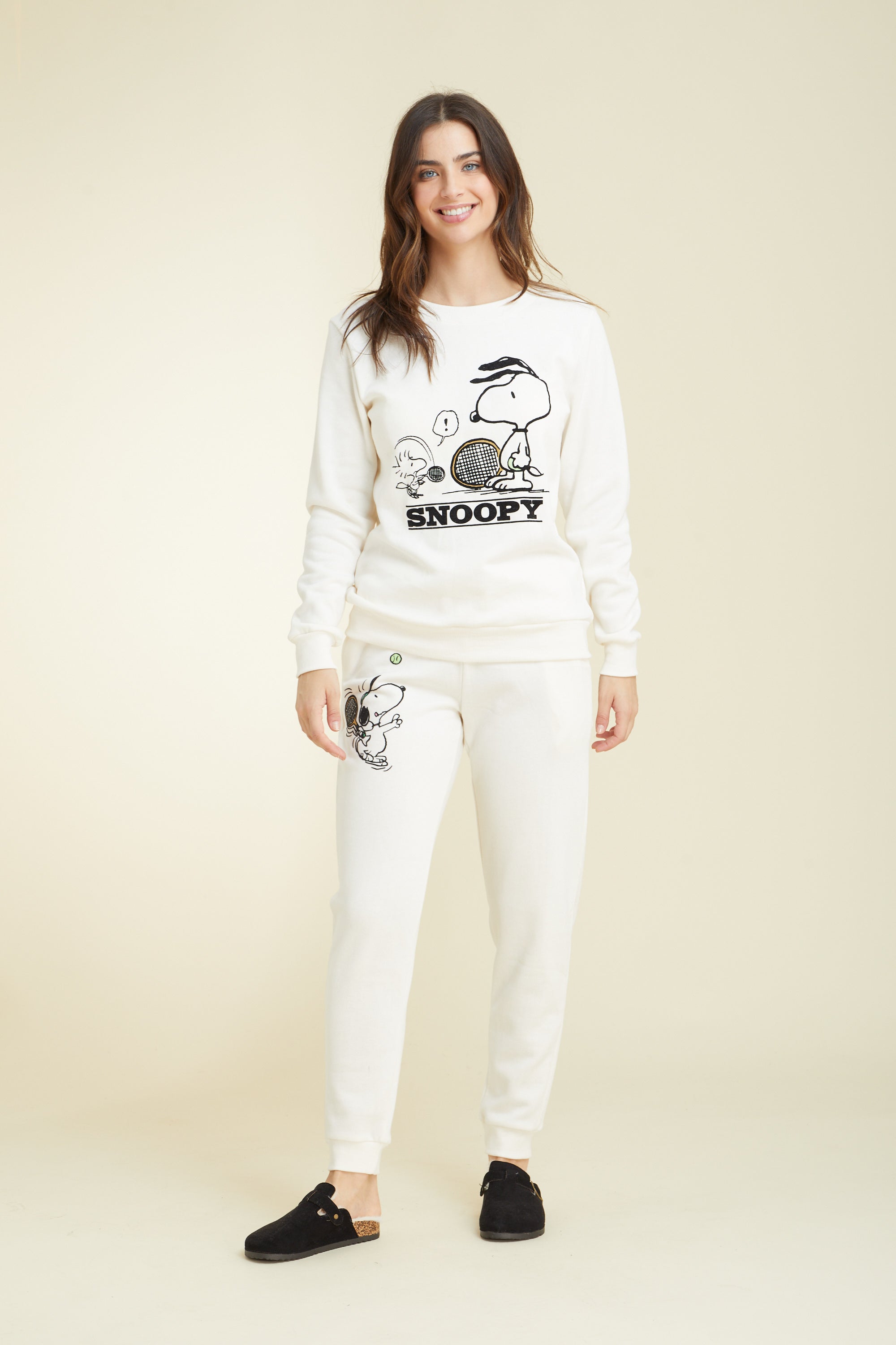 Snoopy fleece סט פיג'מות פוטר