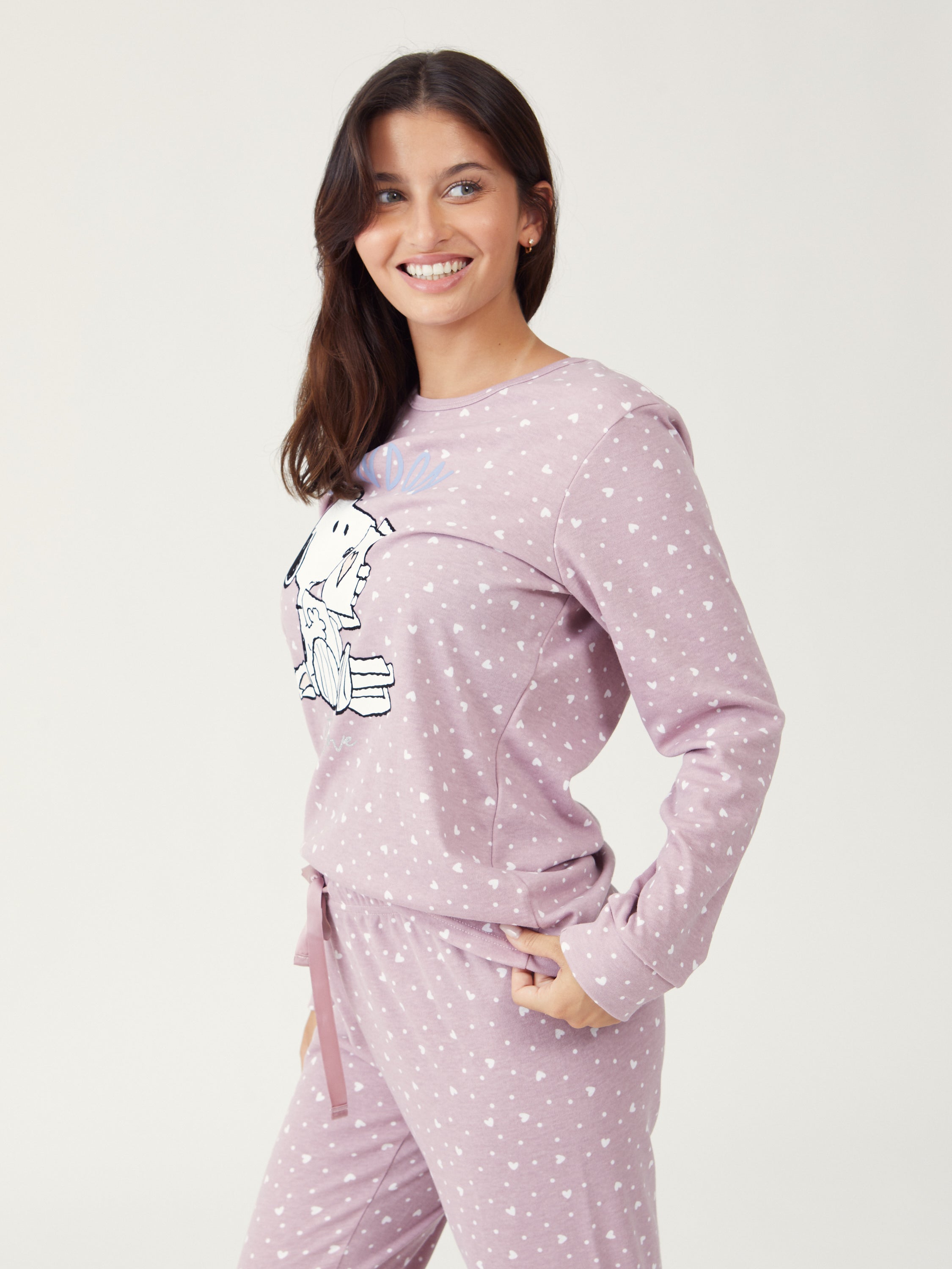 פיג'מת סנופי אינטרלוק