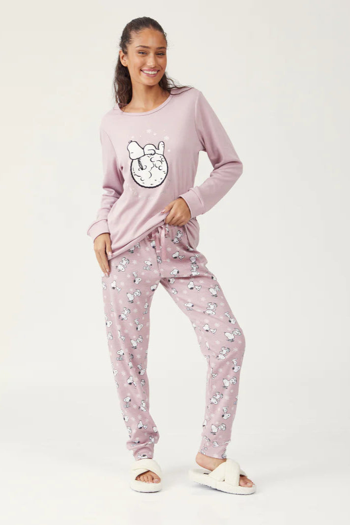 פיג'מת סנופי אינטרלוק