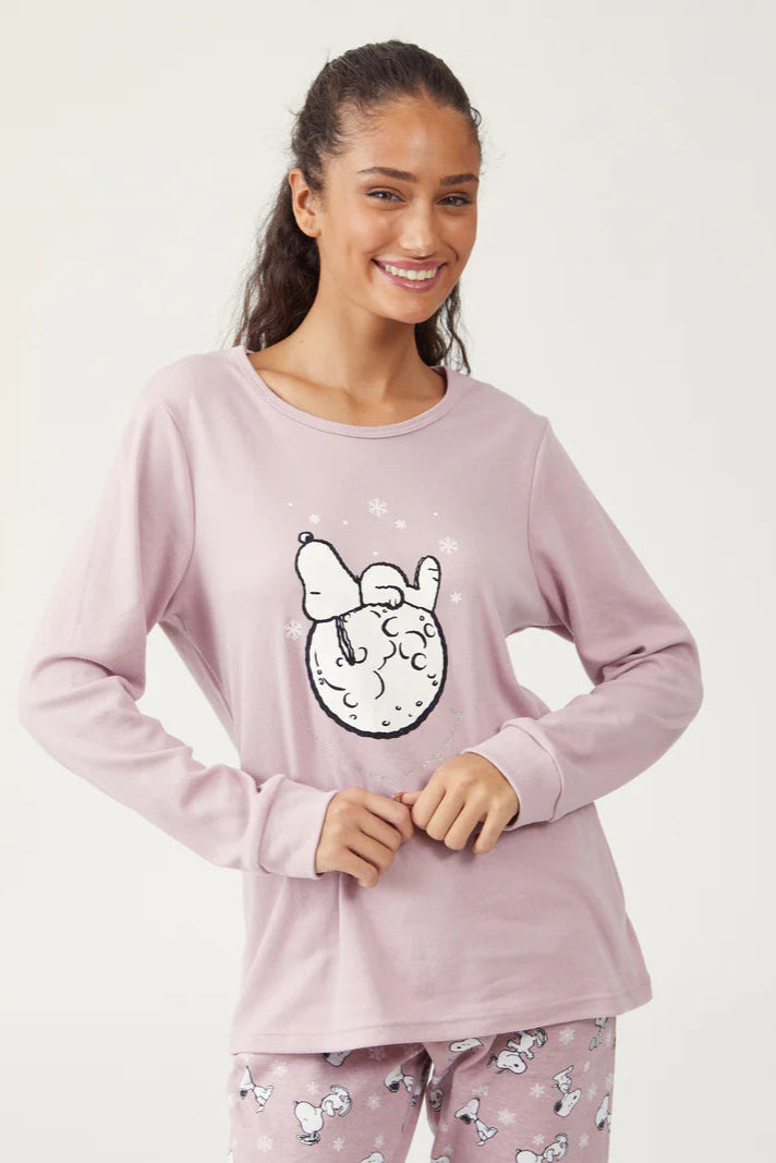 פיג'מת סנופי אינטרלוק