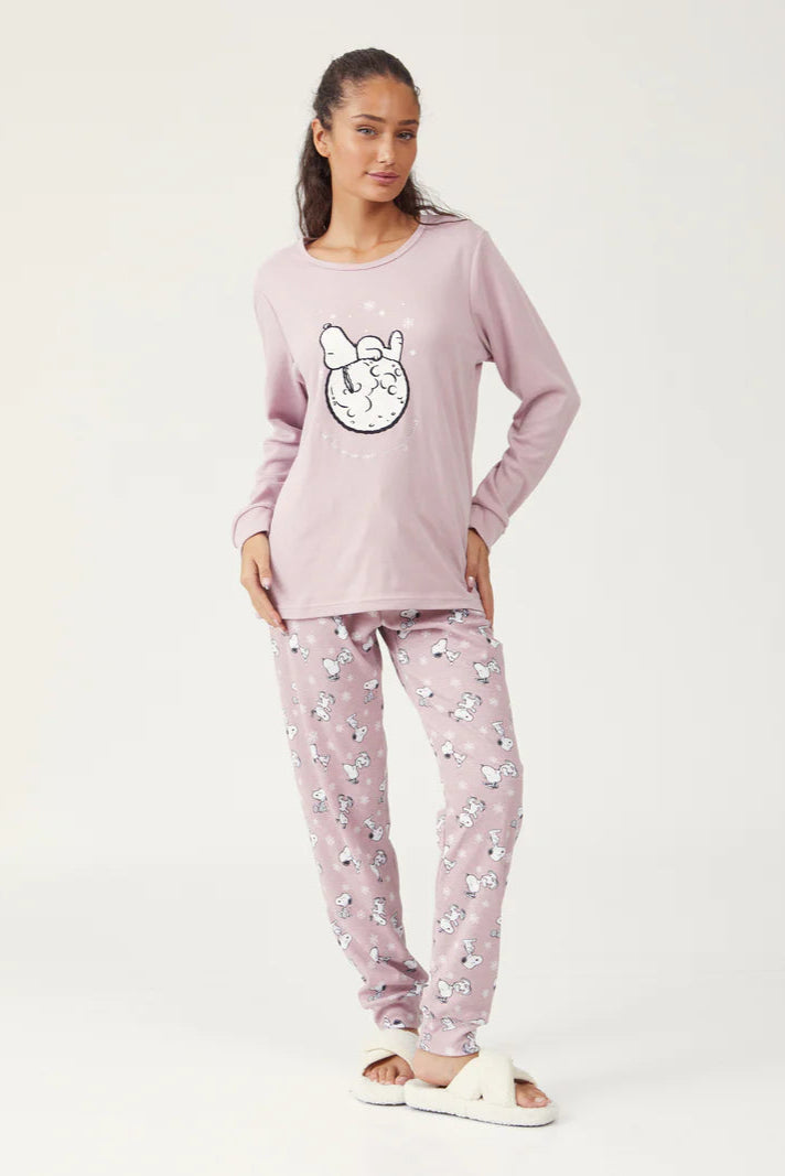 פיג'מת סנופי אינטרלוק