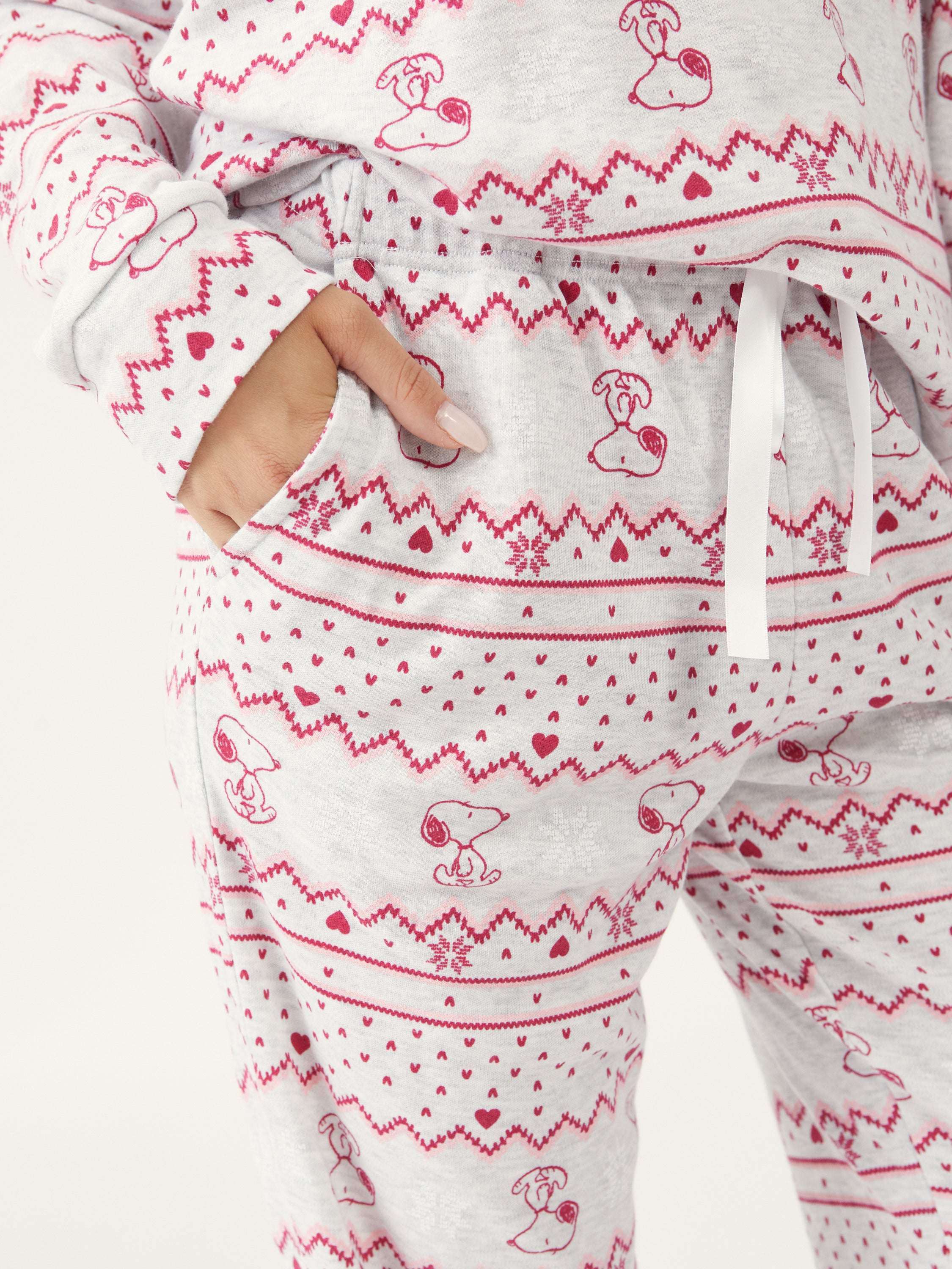 פיג'מת סנופי אינטרלוק