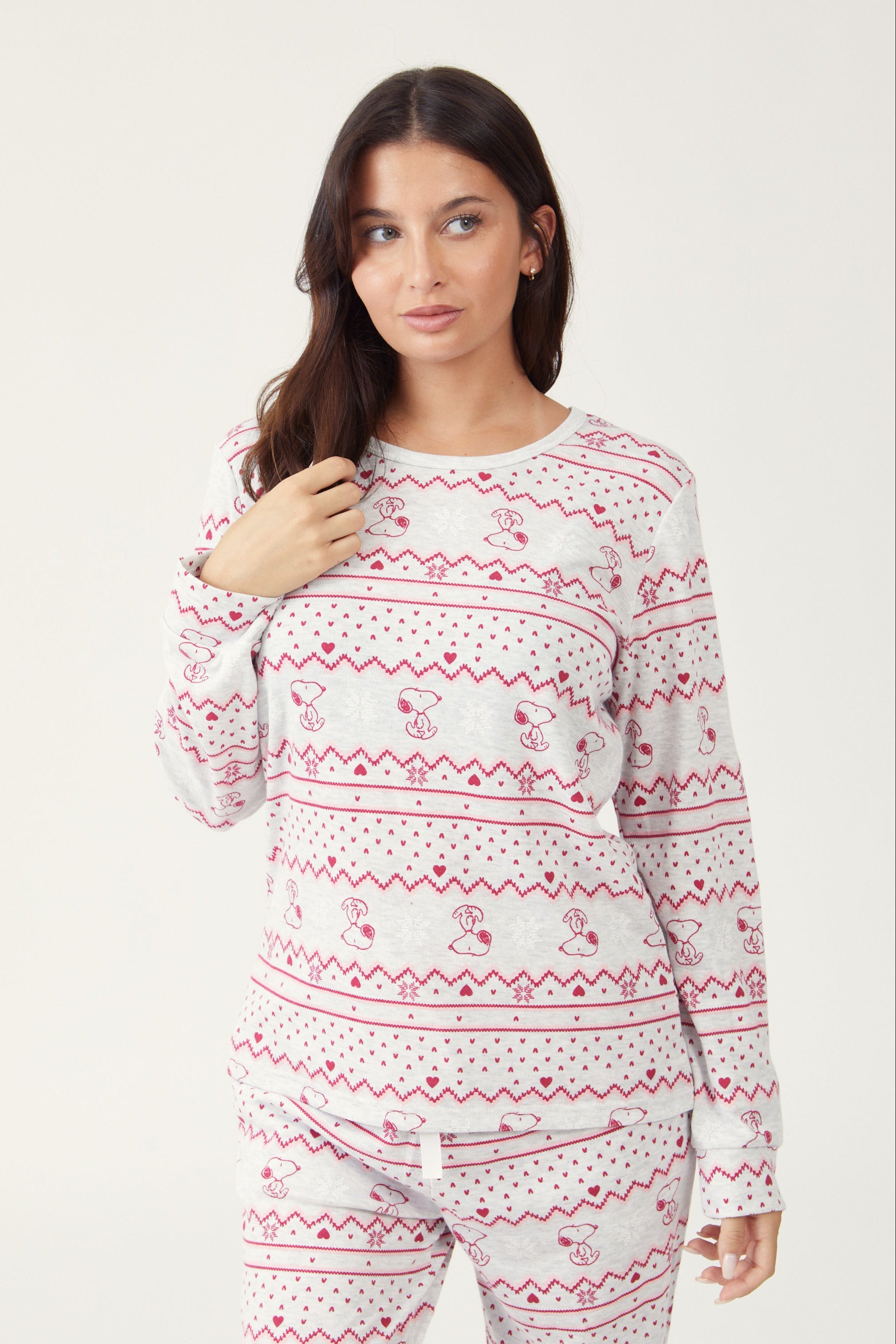 פיג'מת סנופי אינטרלוק