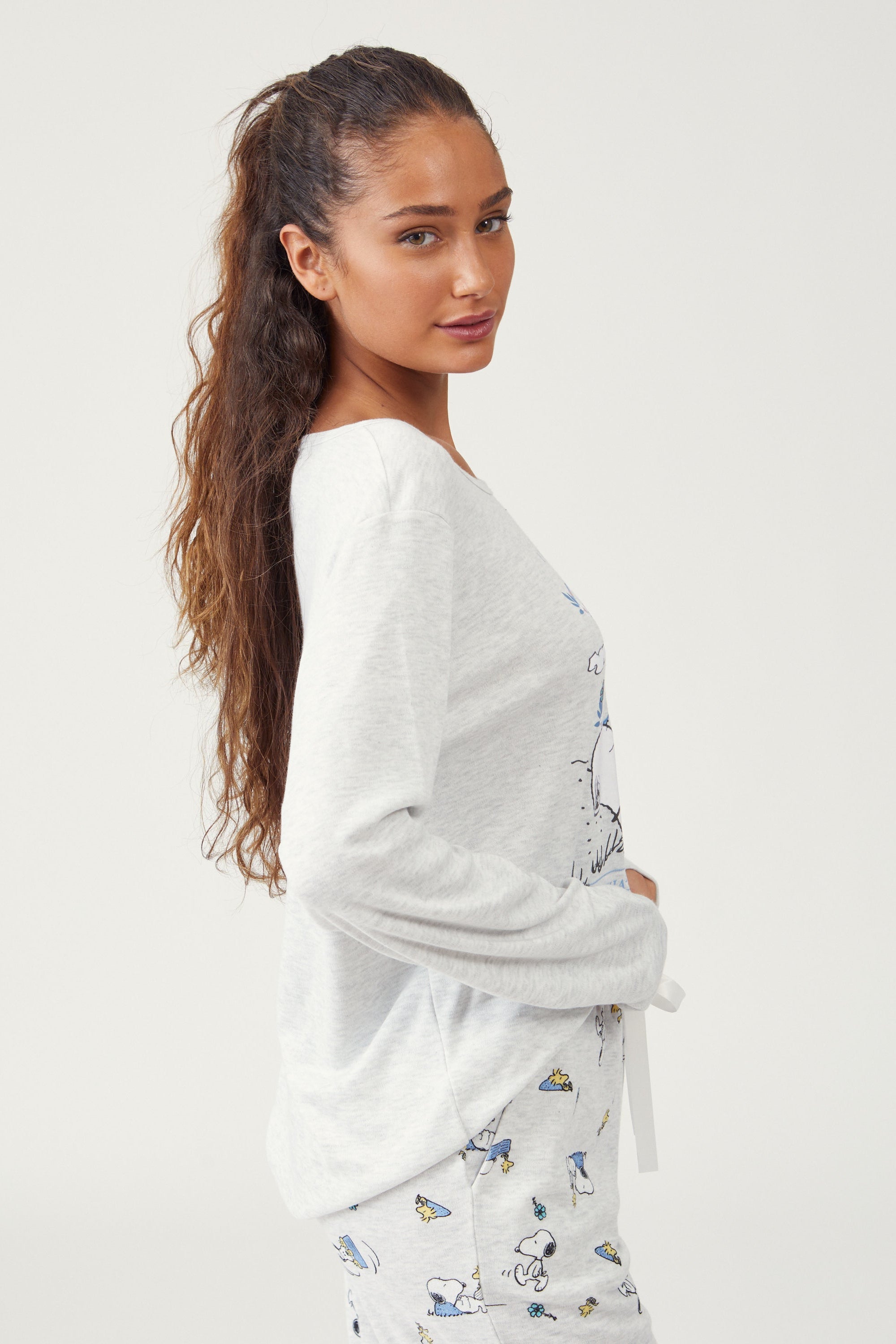 פיג'מת סנופי אינטרלוק