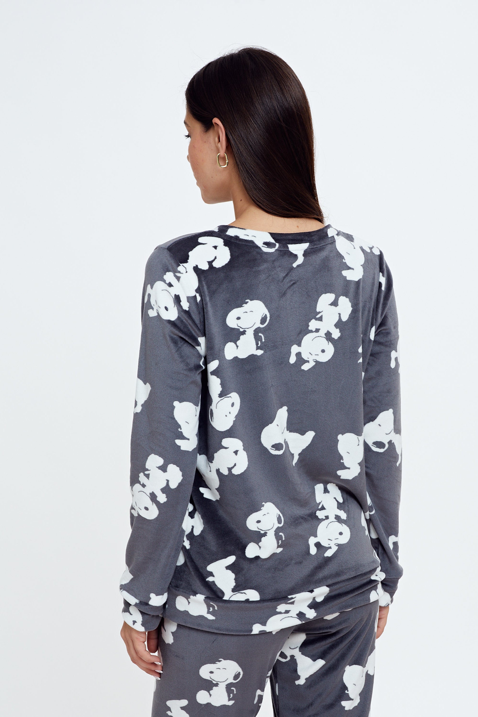 פיג'מת קטיפה סנופי