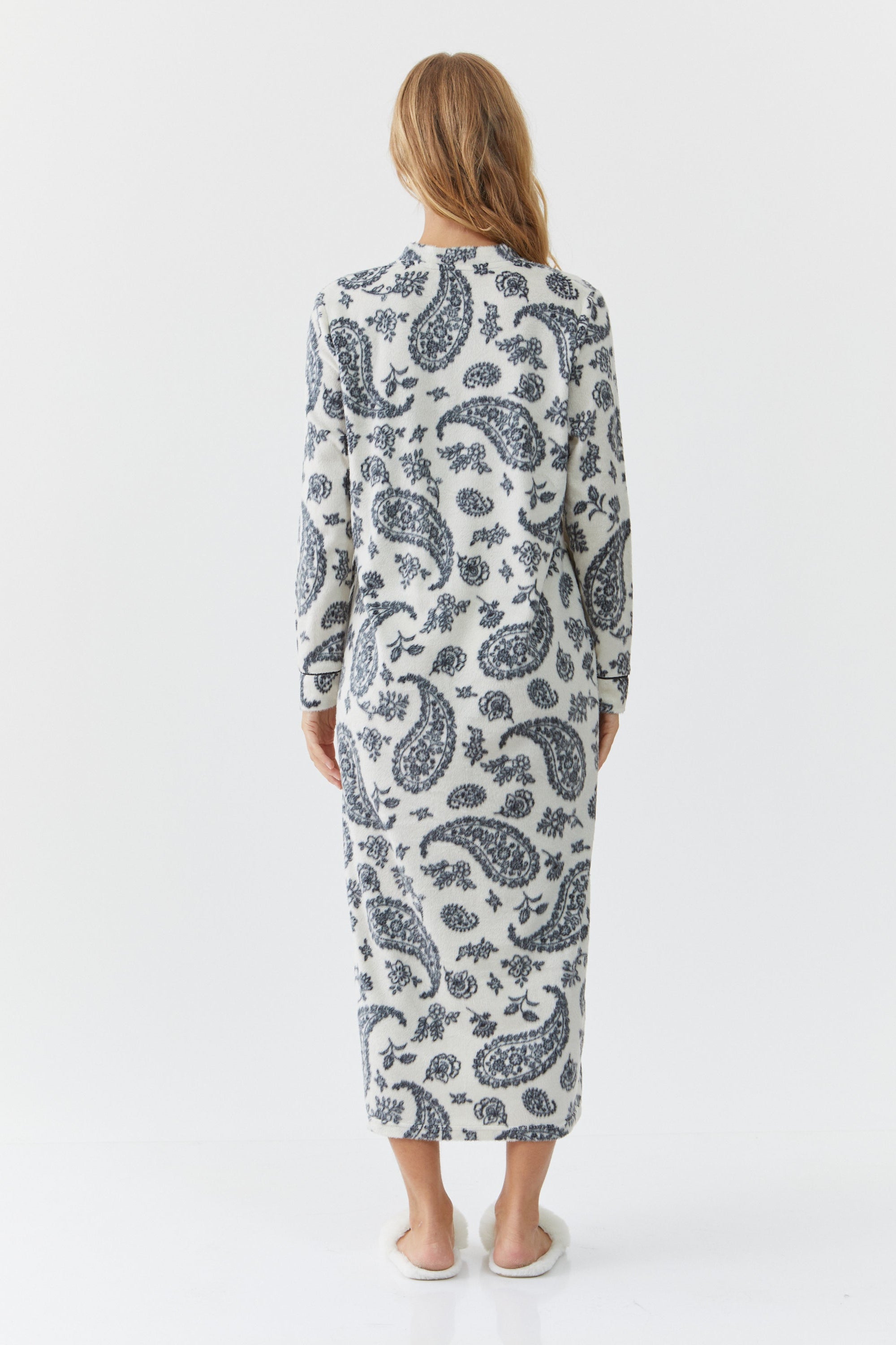 כותנת לילה פייזלי מינק