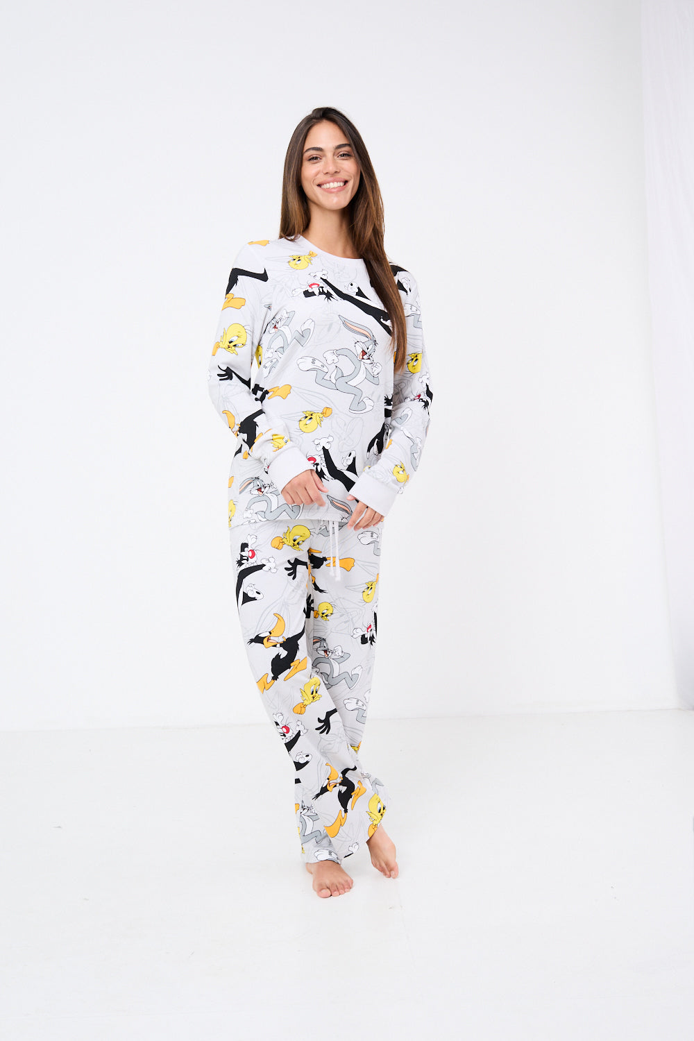 סט פיג'מה חורף דמויות