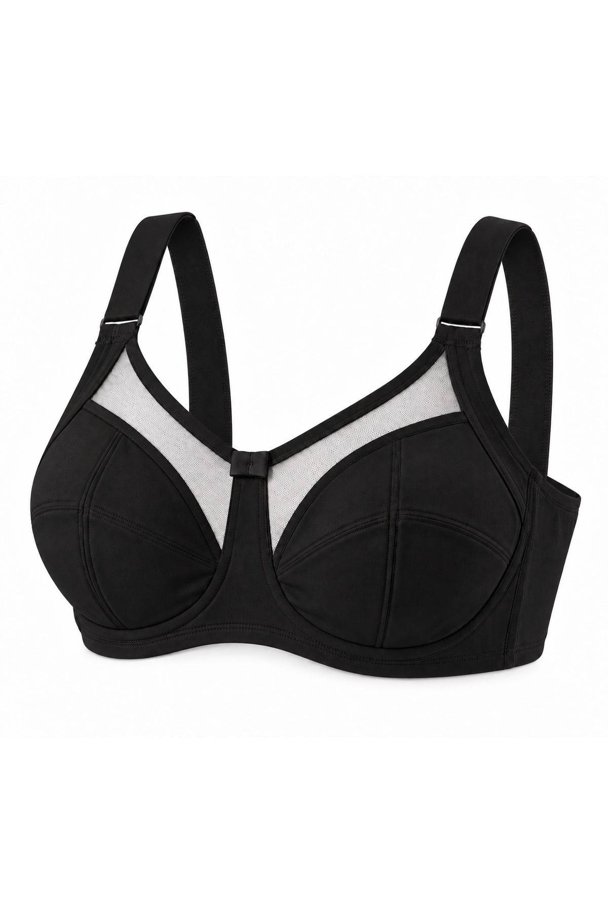 COMFORT BRA EMILY חזייה ללא ברזל למידות גדולות - שחור