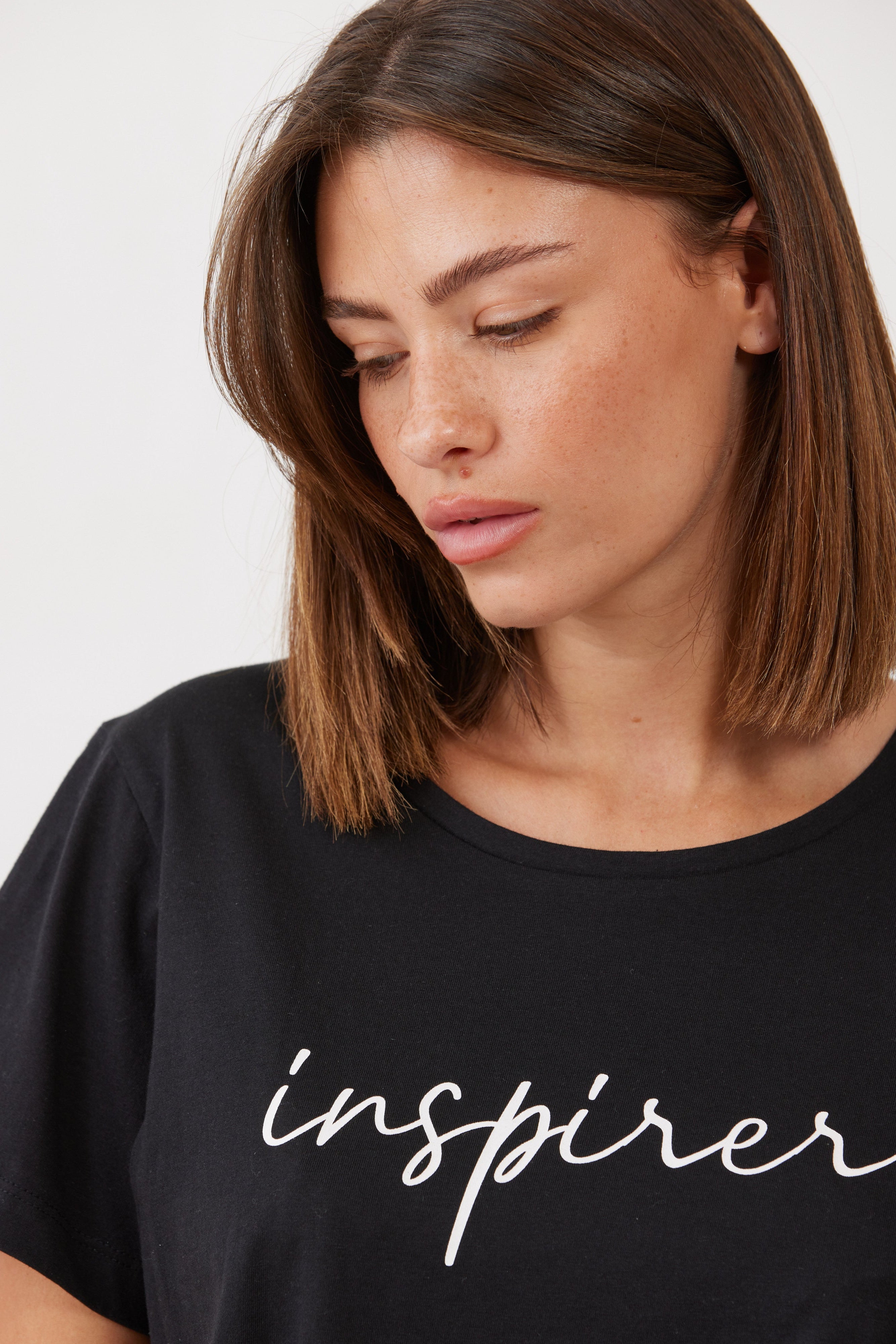 סט פיג'מה כותנה מכנס ארוך