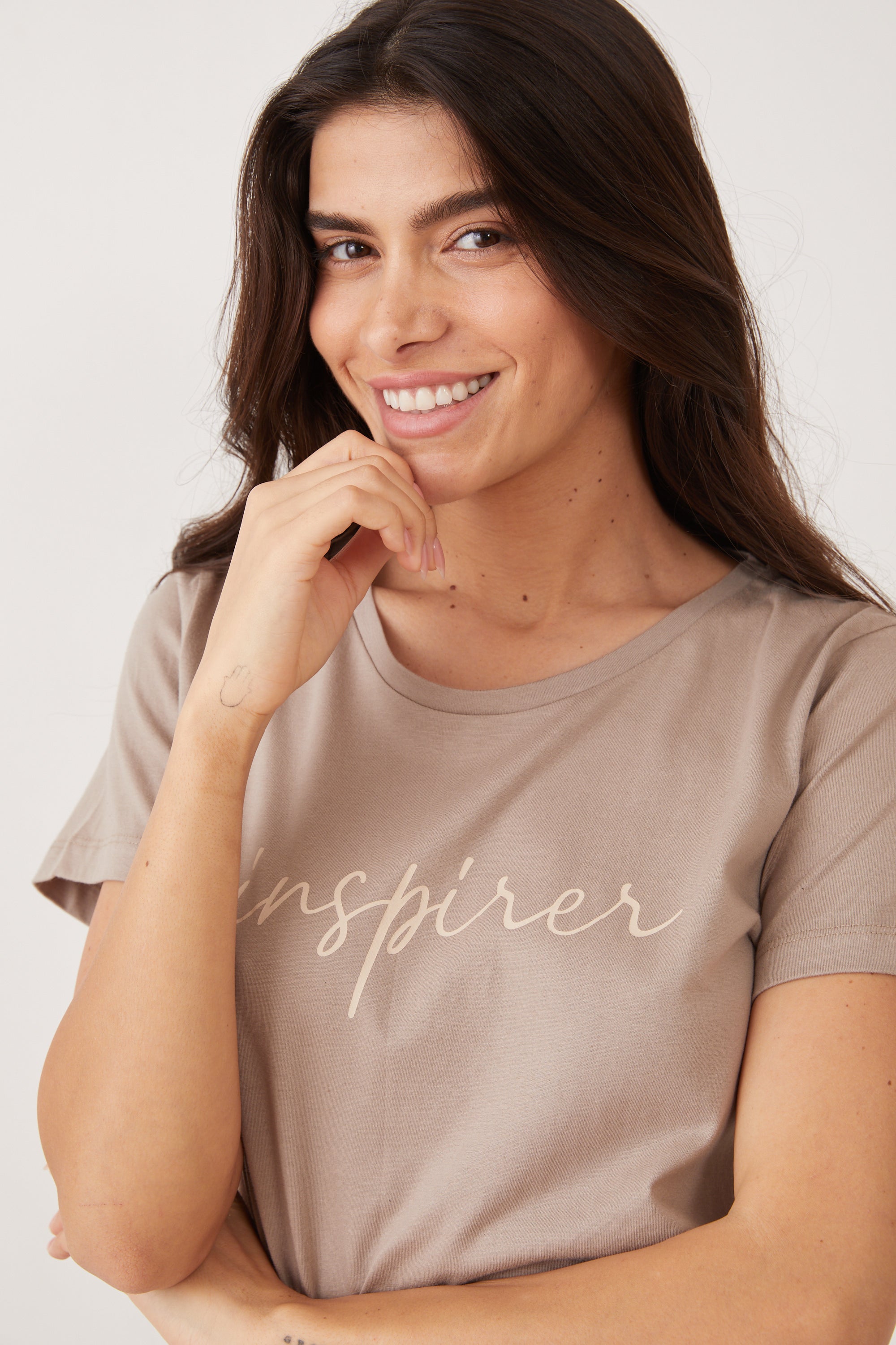 פיג'מה 3/4 כותנה