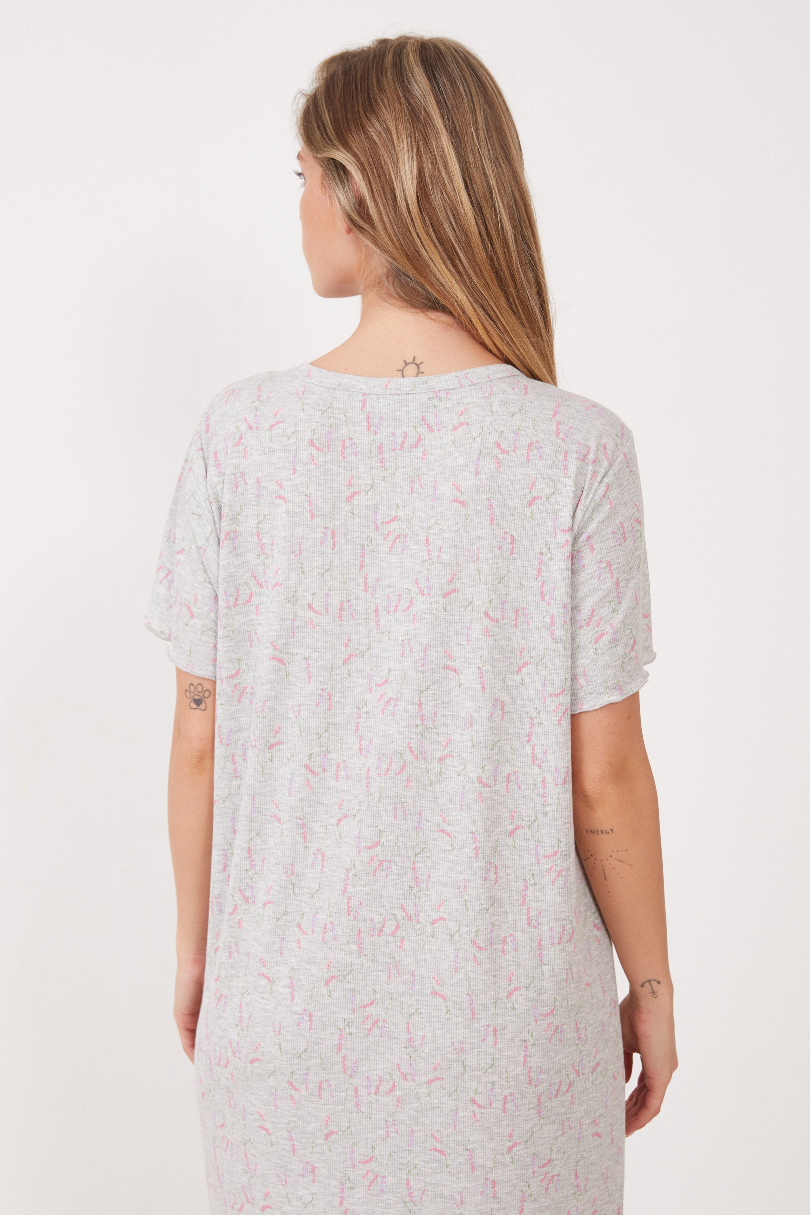 כותונת  לילה שרוול קצר