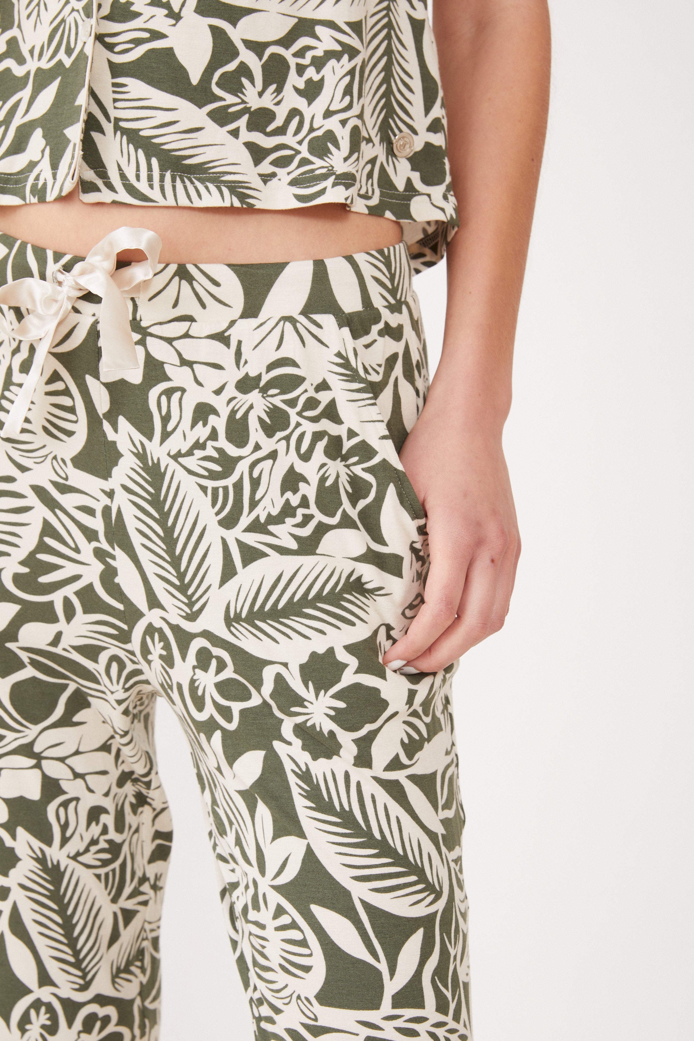 סט פיג'מה מכופתרת ויסקוזה