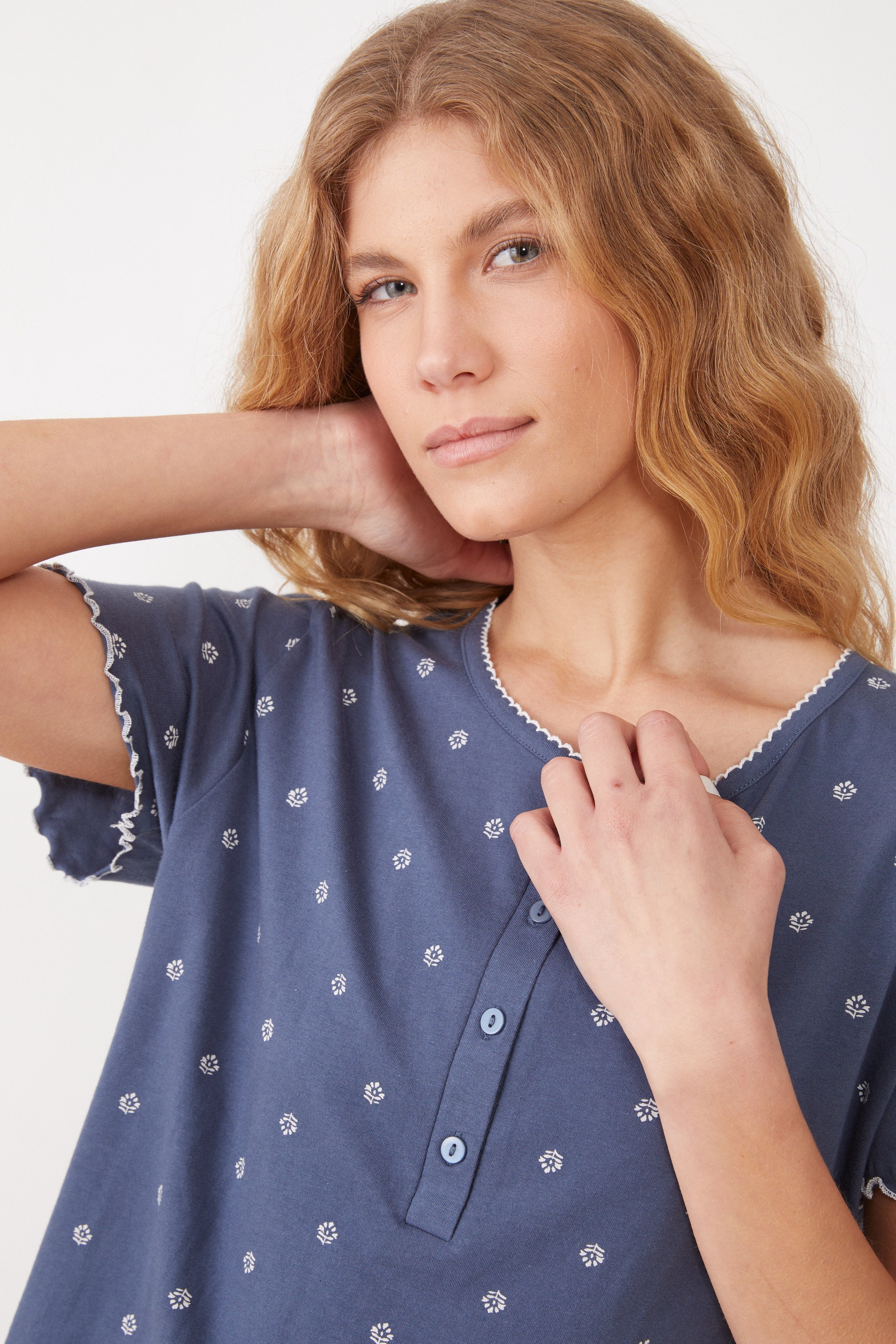 סט פיג'מה 100% כותנה