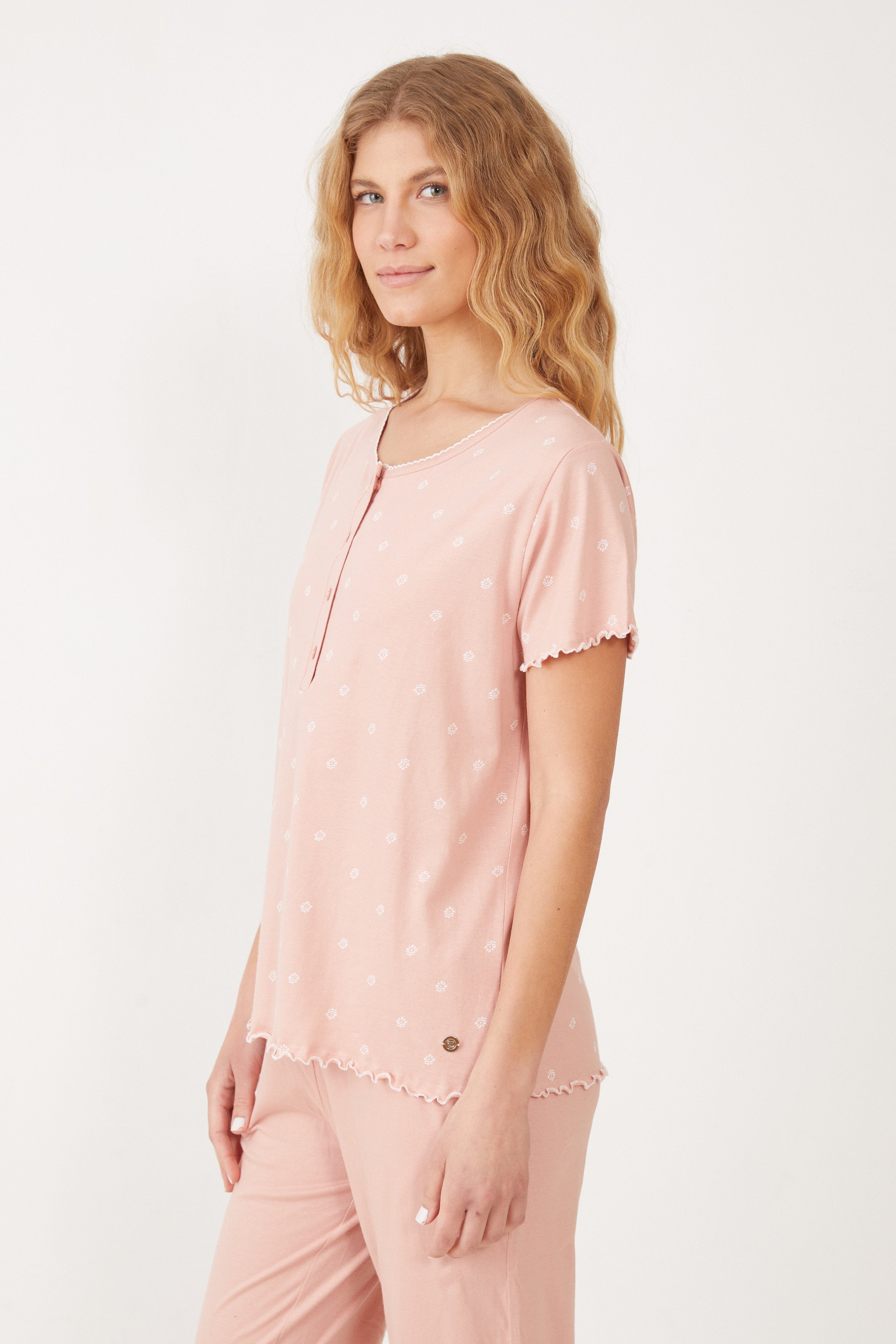 סט פיג'מה 100% כותנה