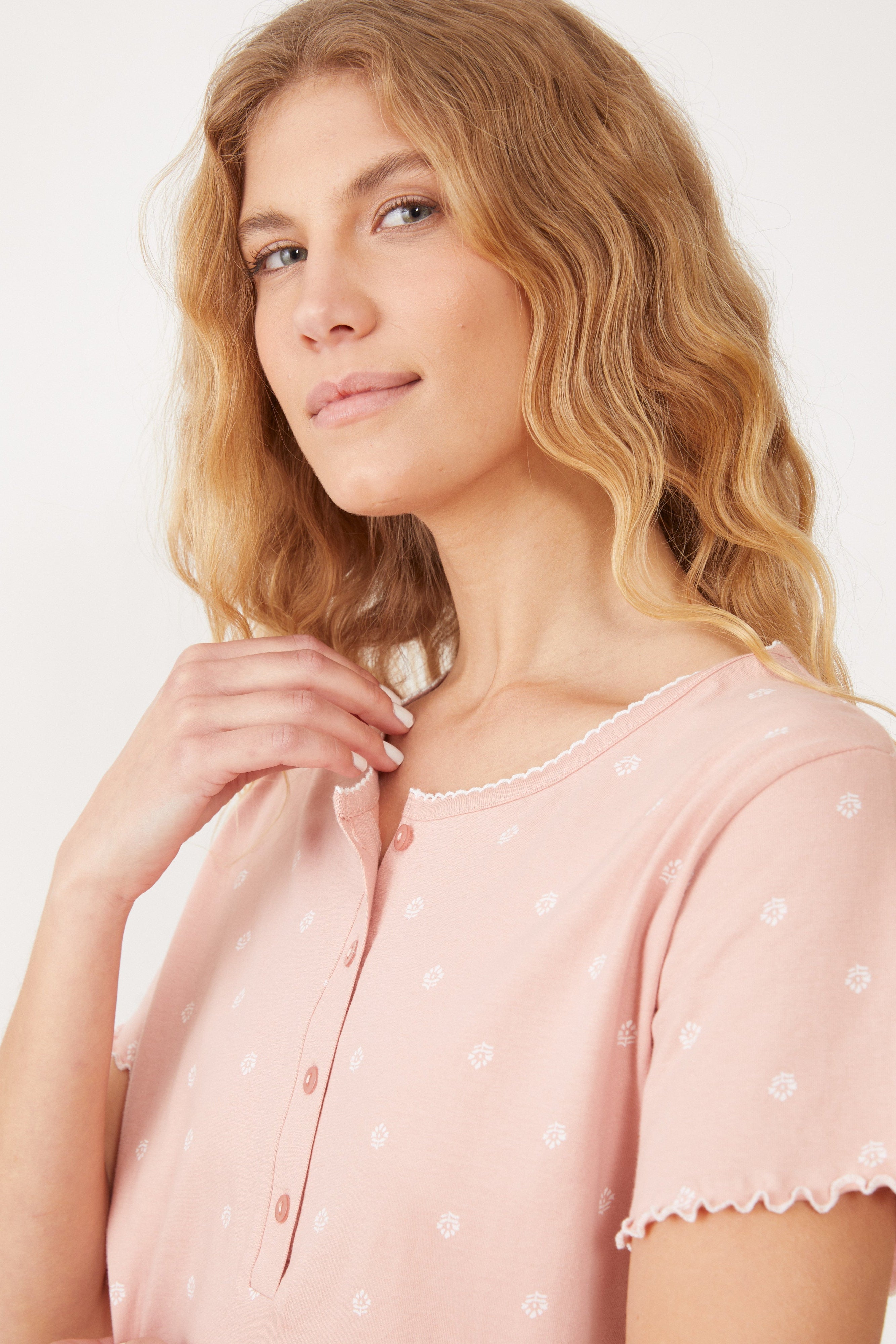 סט פיג'מה 100% כותנה