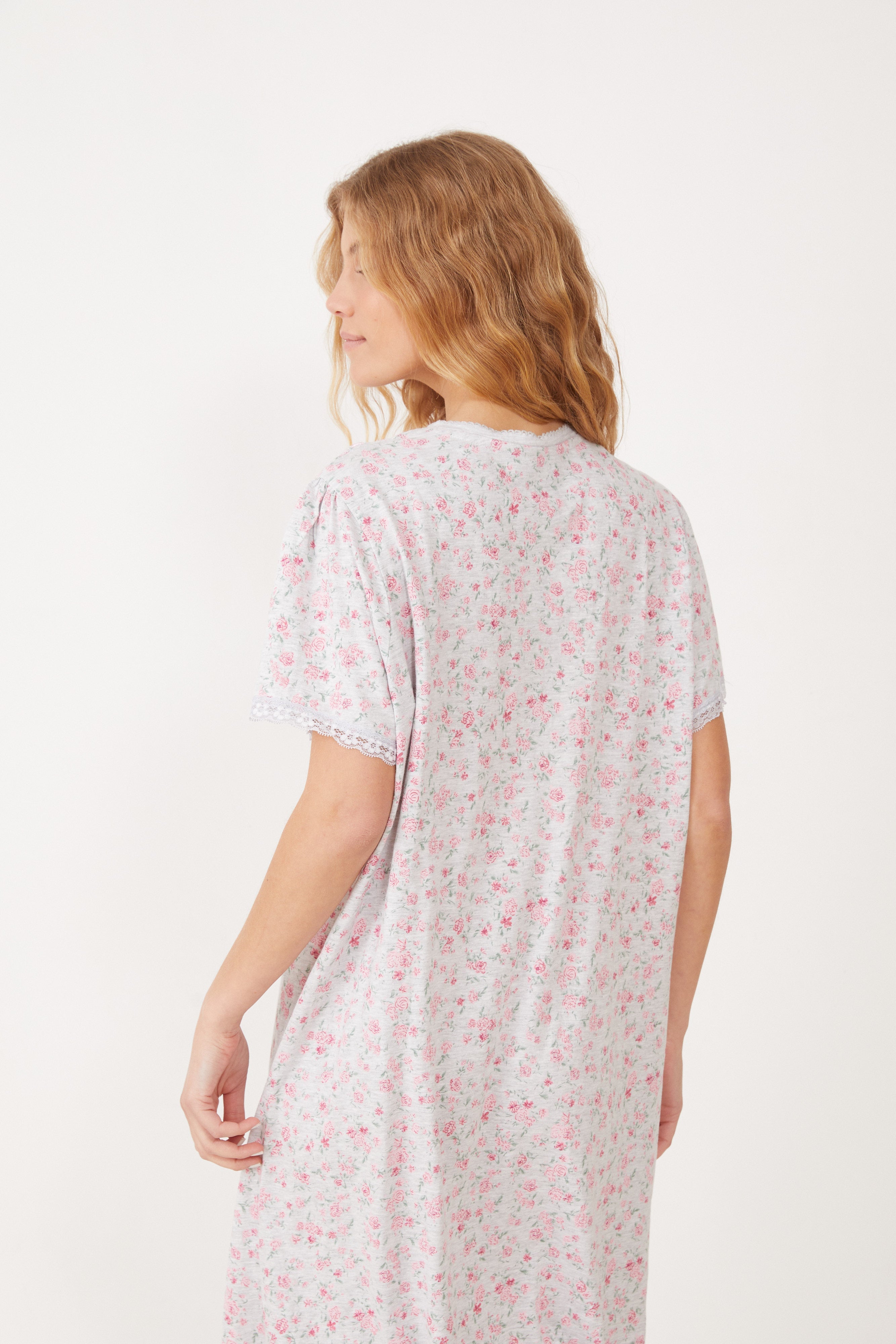 כותונת לילה שרוול קצר