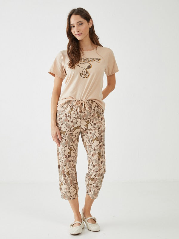 סט פיגמה כותנה 3/4- סנופי פפיון