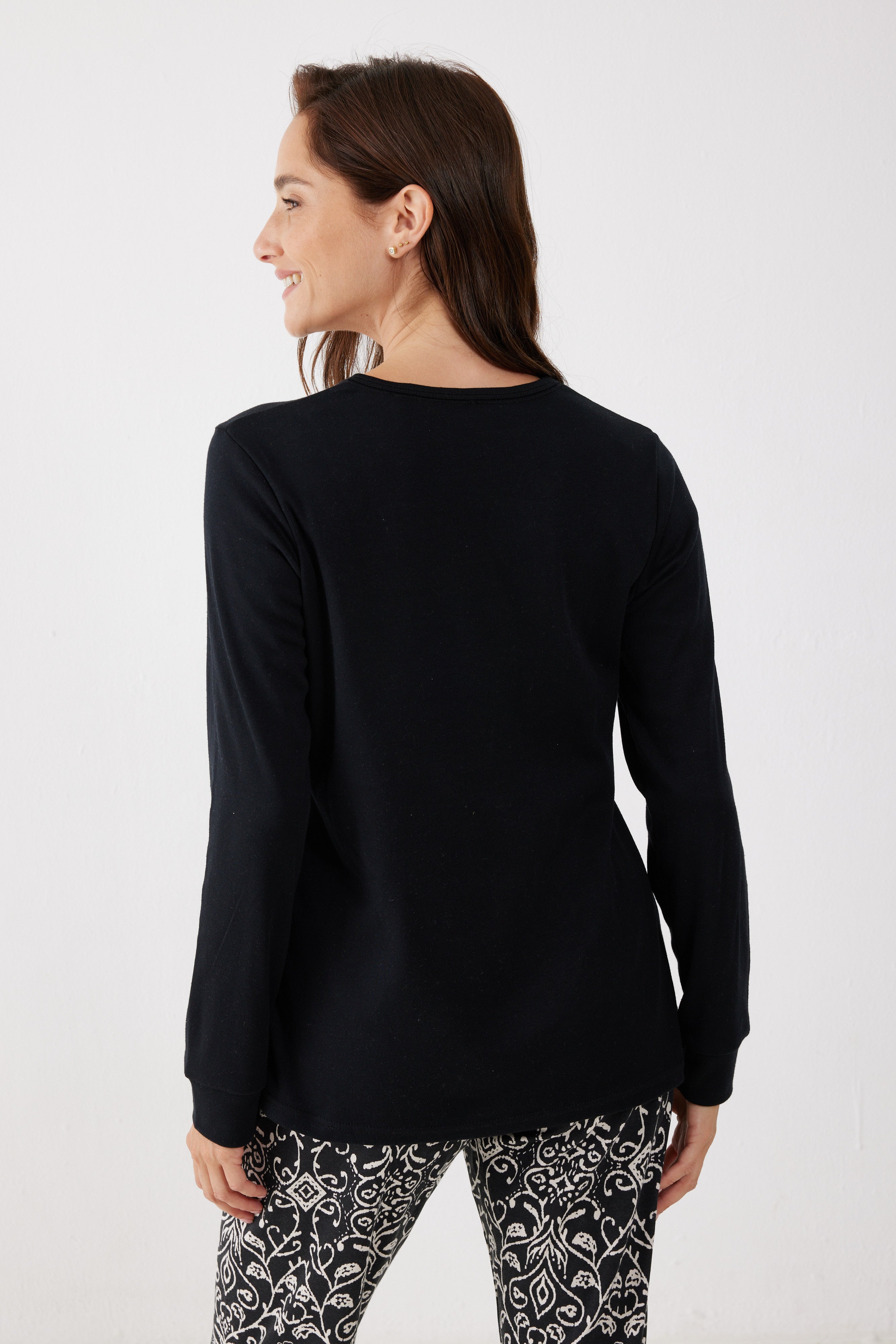 סט פיג'מה ארוכה דקה AMOUR