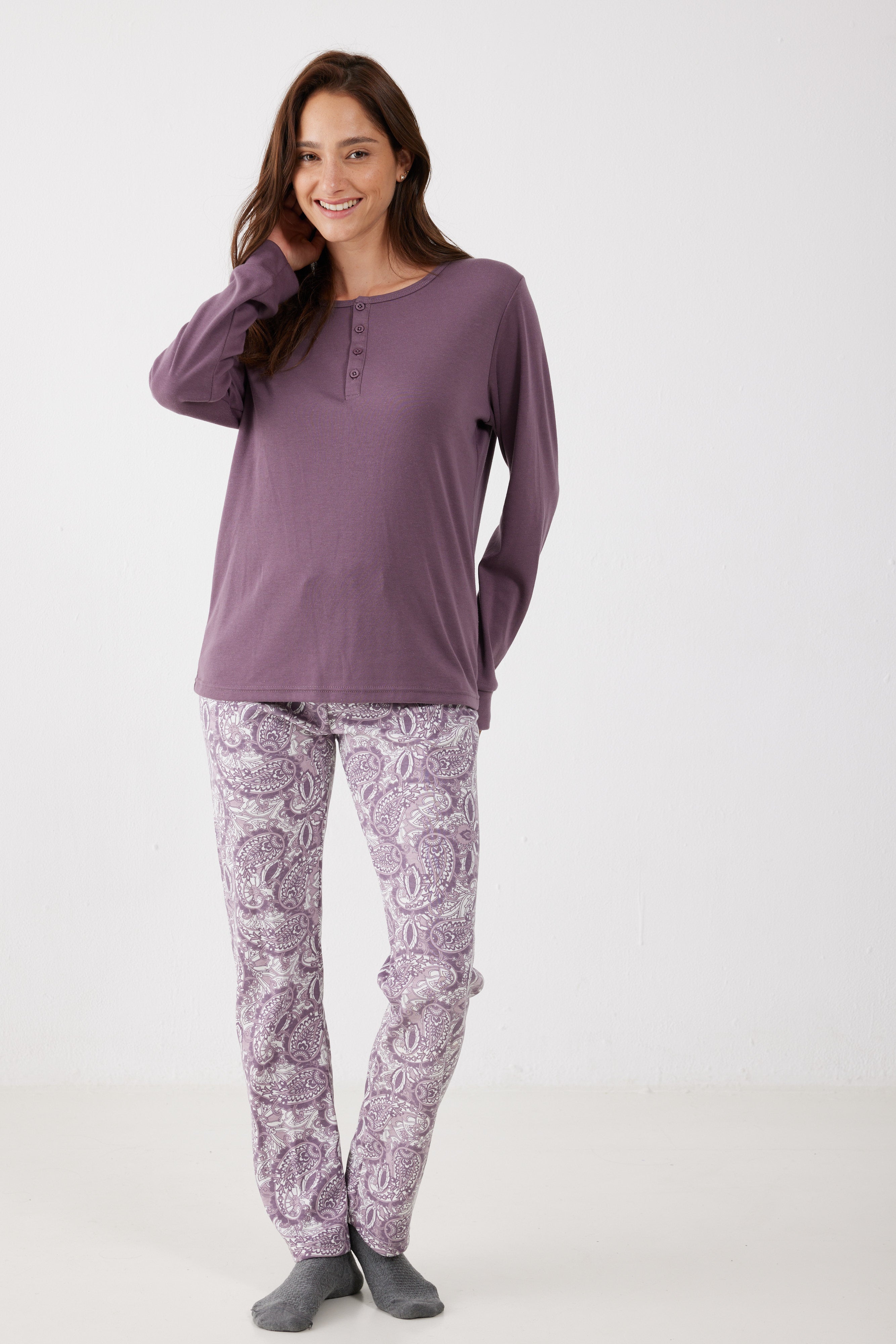 סט פיג'מת אינטרלוק