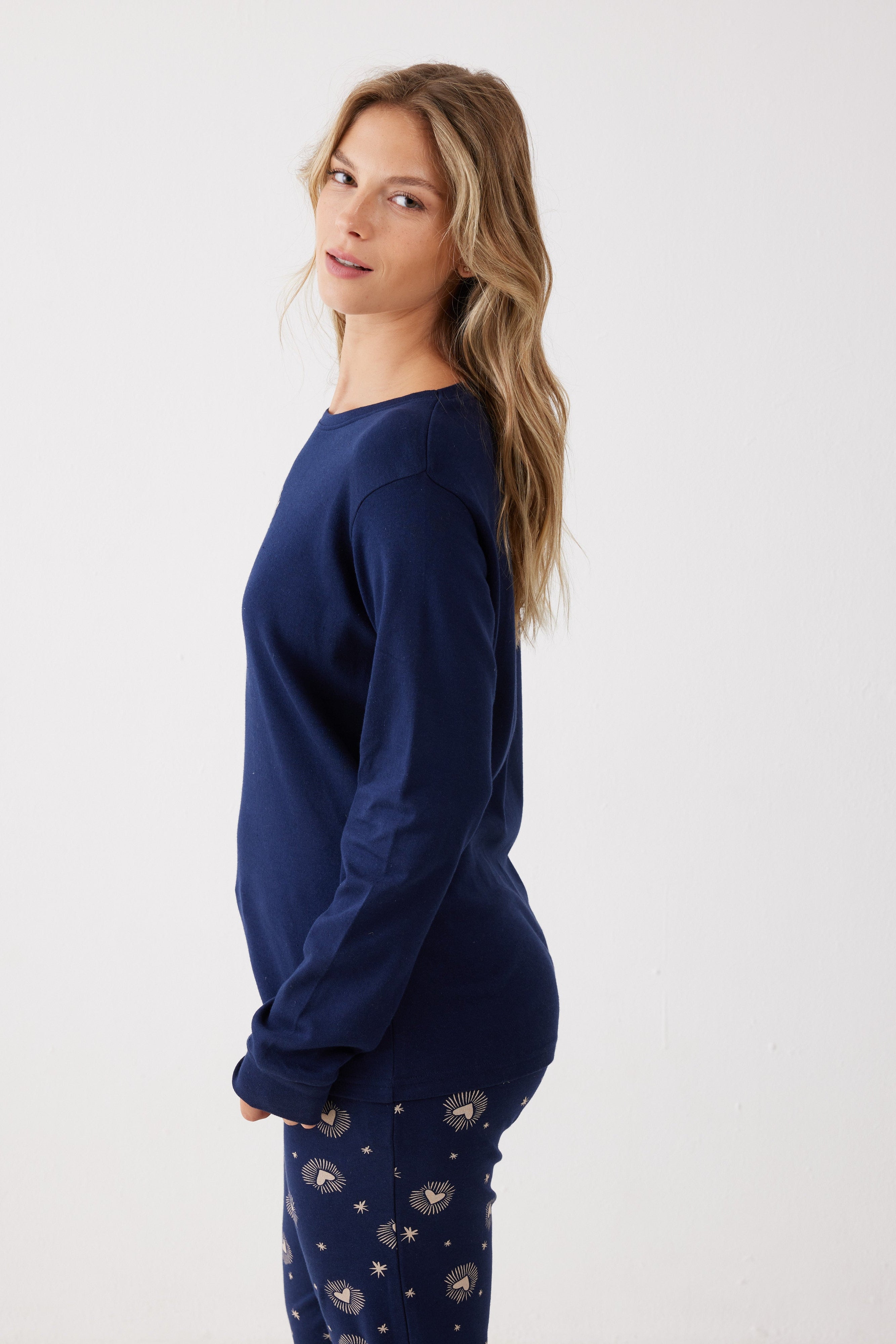 סט פיג'מה 100% כותנה